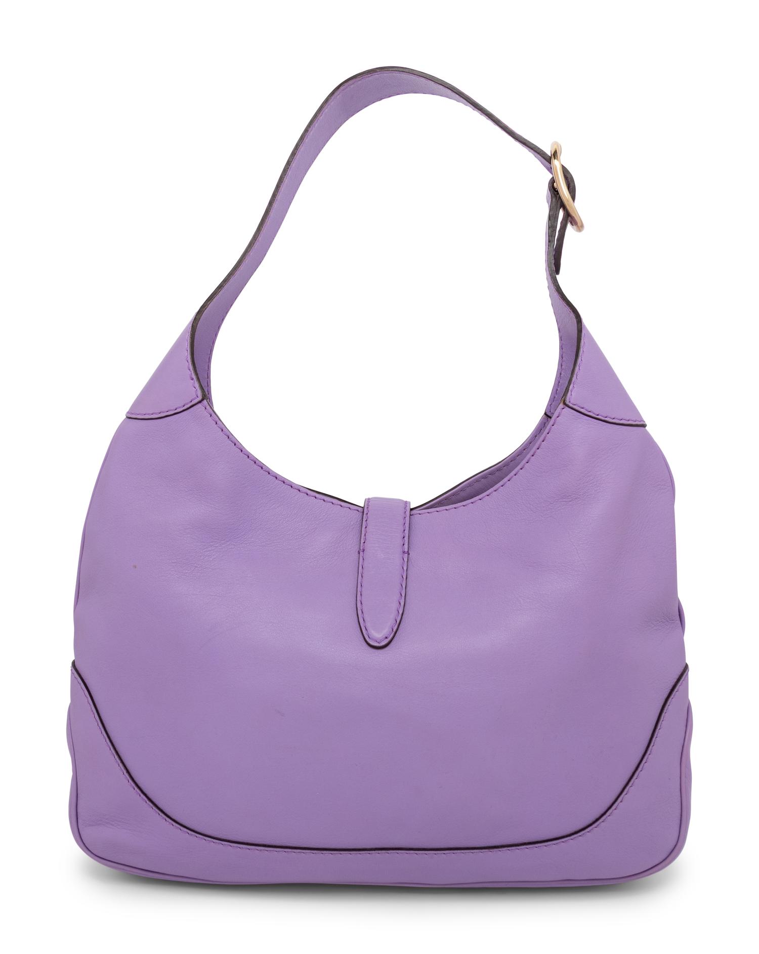 GUCCI, LARGE LILAC JACKIE BAG