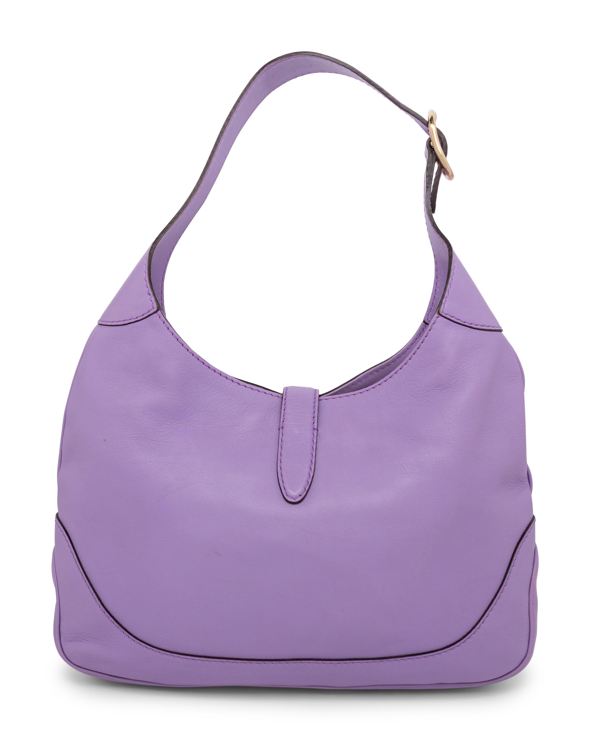 GUCCI, LARGE LILAC JACKIE BAG