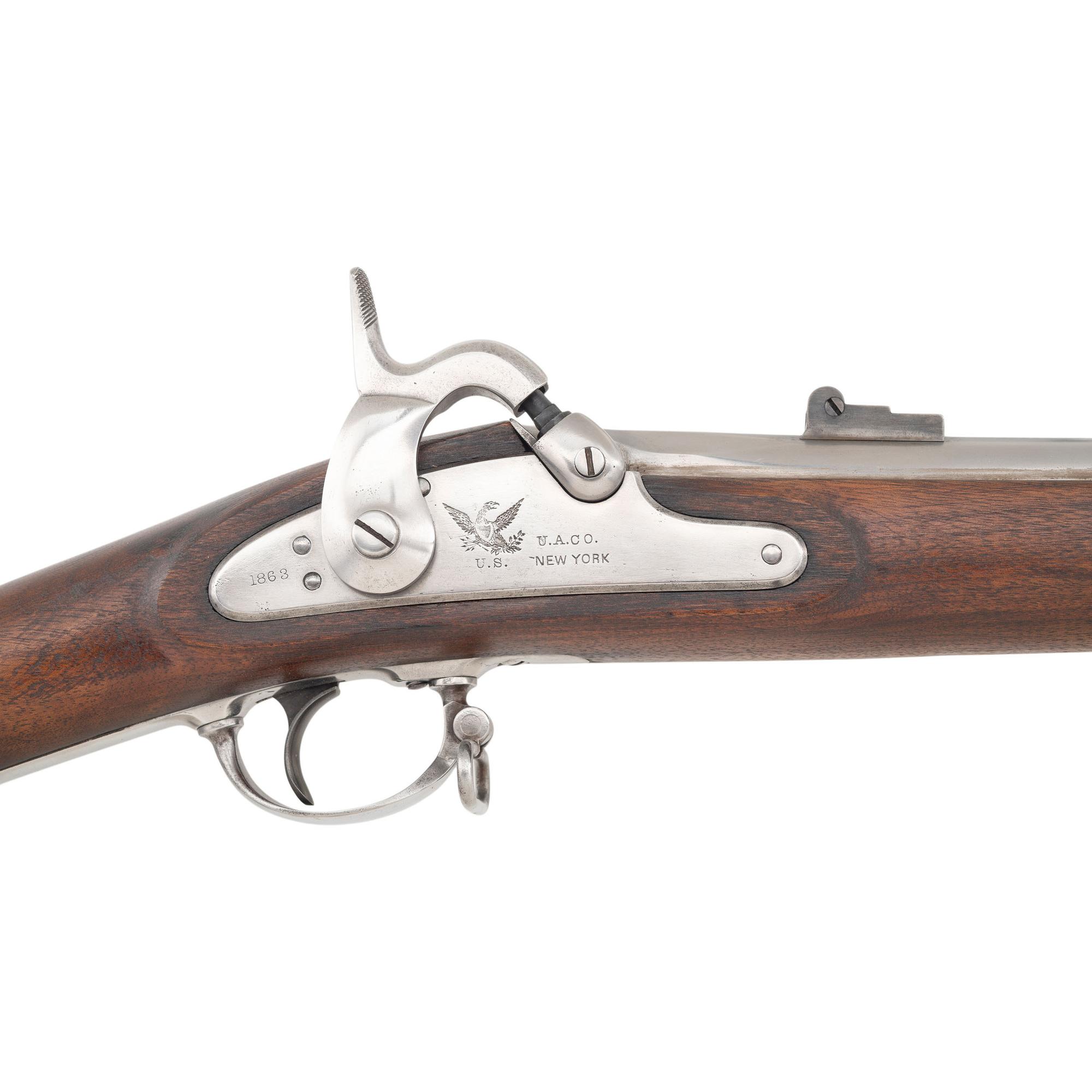 Rare Union Arms Company Marked Contract Model 1861 Rifle Musket by E Robinson
