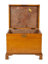 An English Brass Mounted Satinwood Cellarette — 19TH CENTURY
