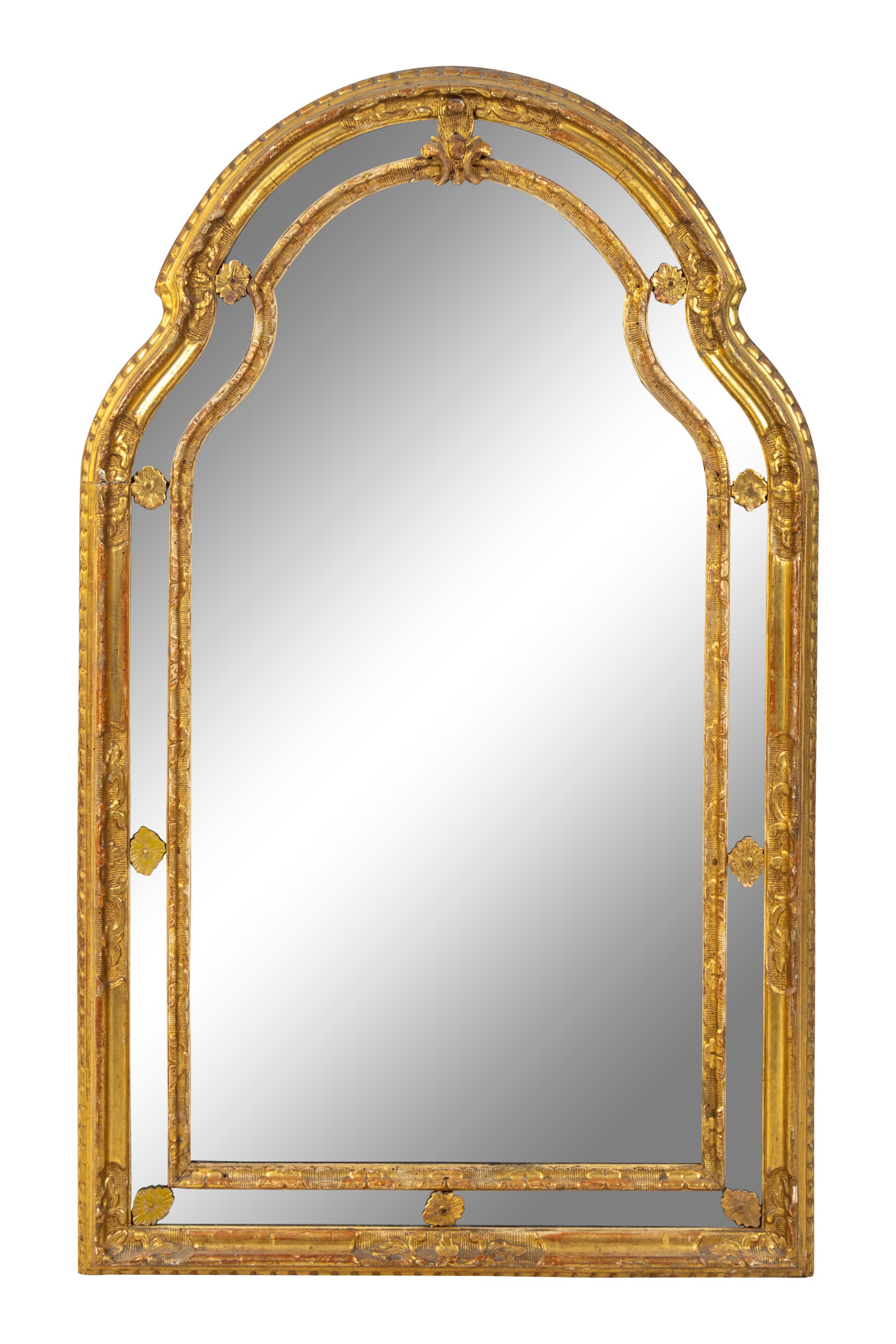 A Continental Giltwood Mirror