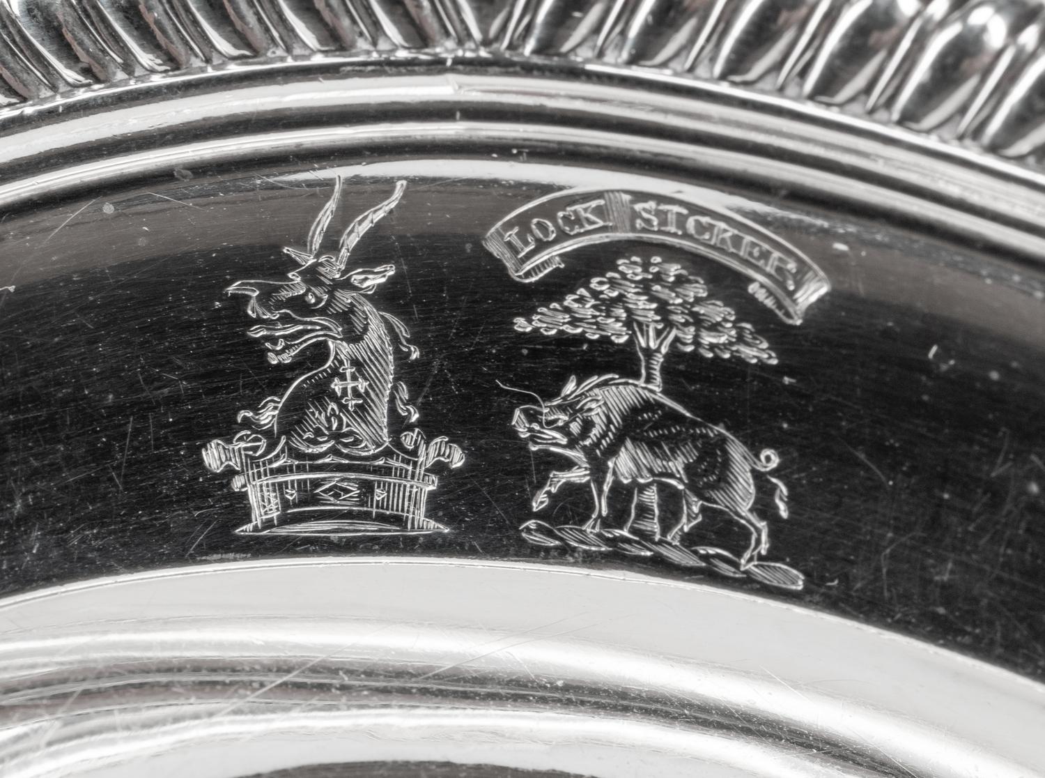 A Set of Twelve George III Silver Plates