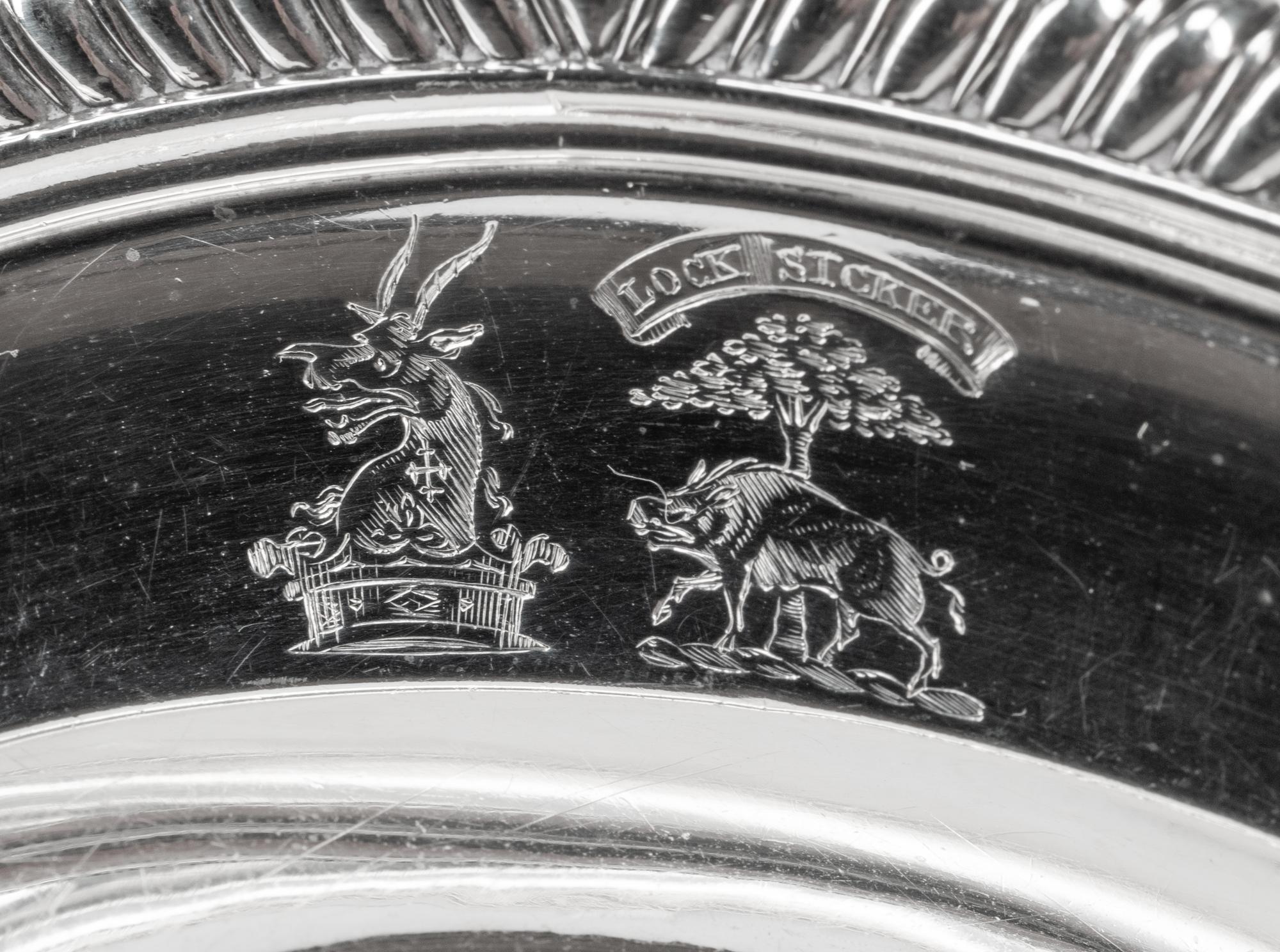A Set of Twelve George III Silver Plates