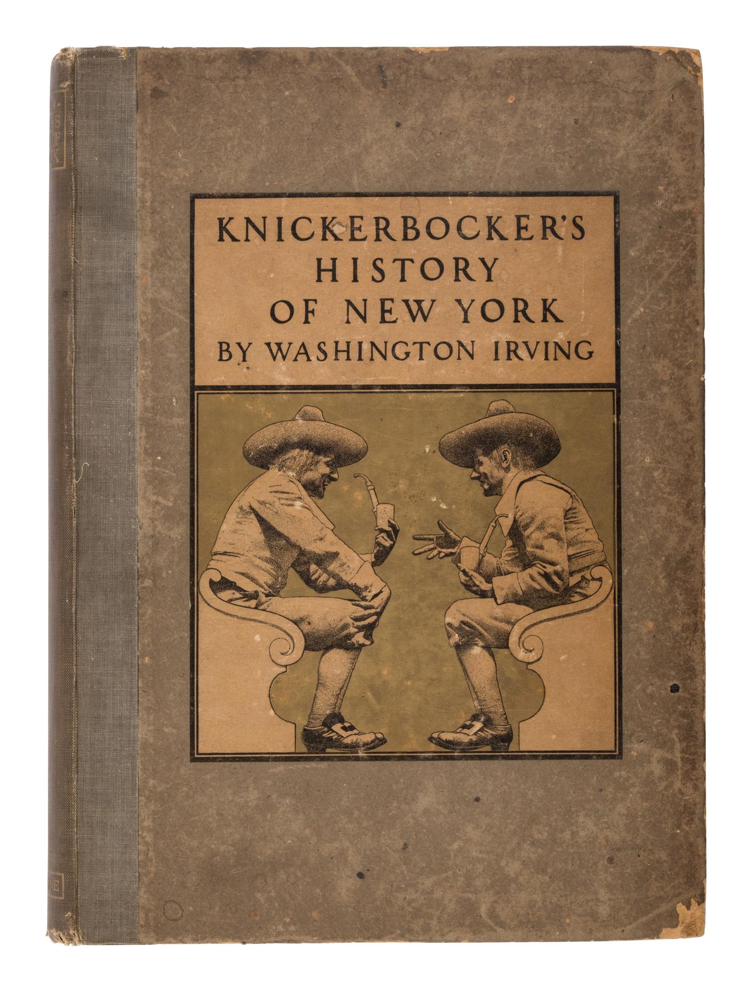 [Children's & Illustrated] [Parrish, Maxfield] Irving, Washington. A History of New York from the Beginning of the World to the End of the Dutch Dynasty