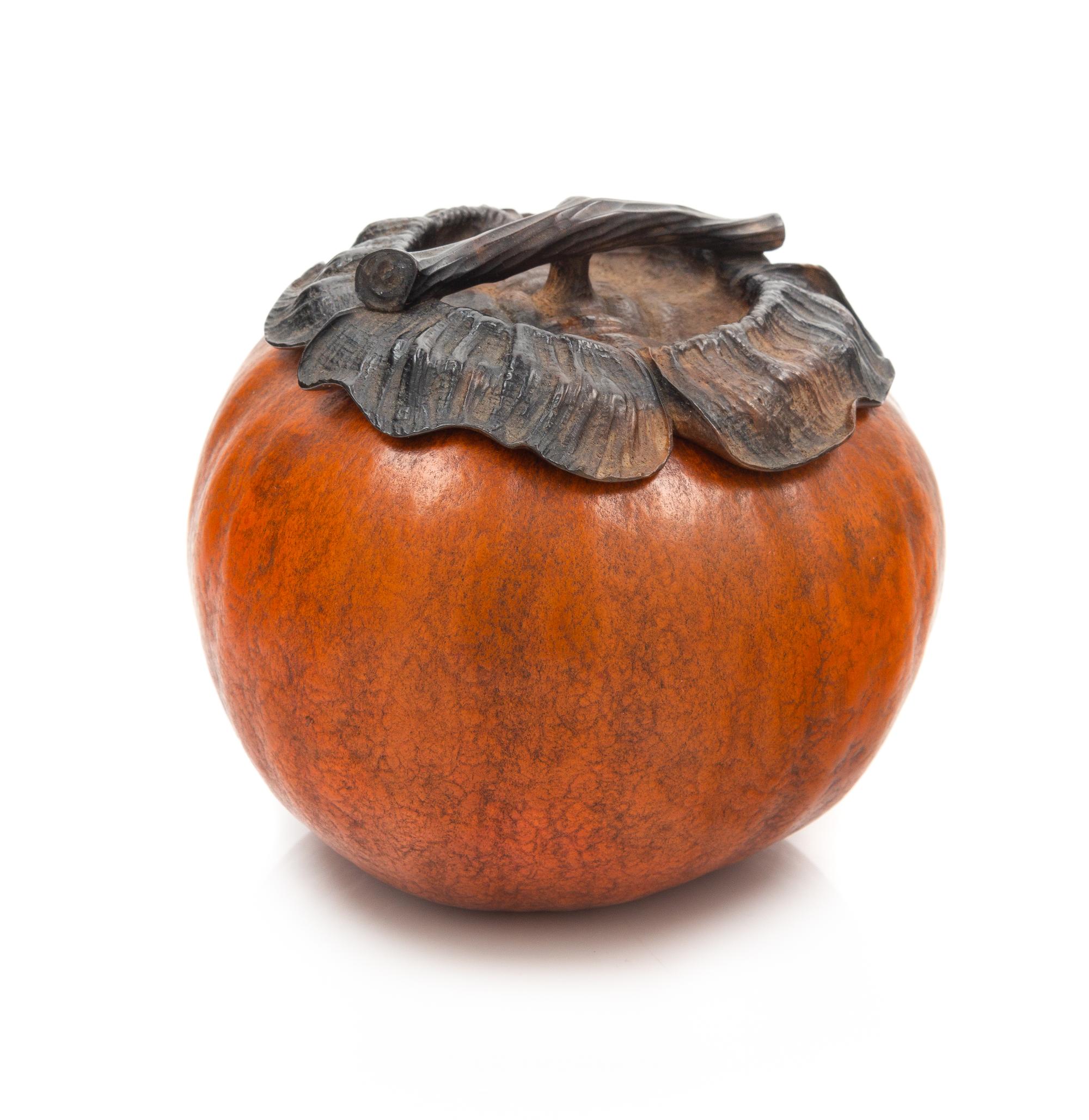 A Japanese Bamboo Covered Vessel Height 4 inches. — 19TH CENTURY