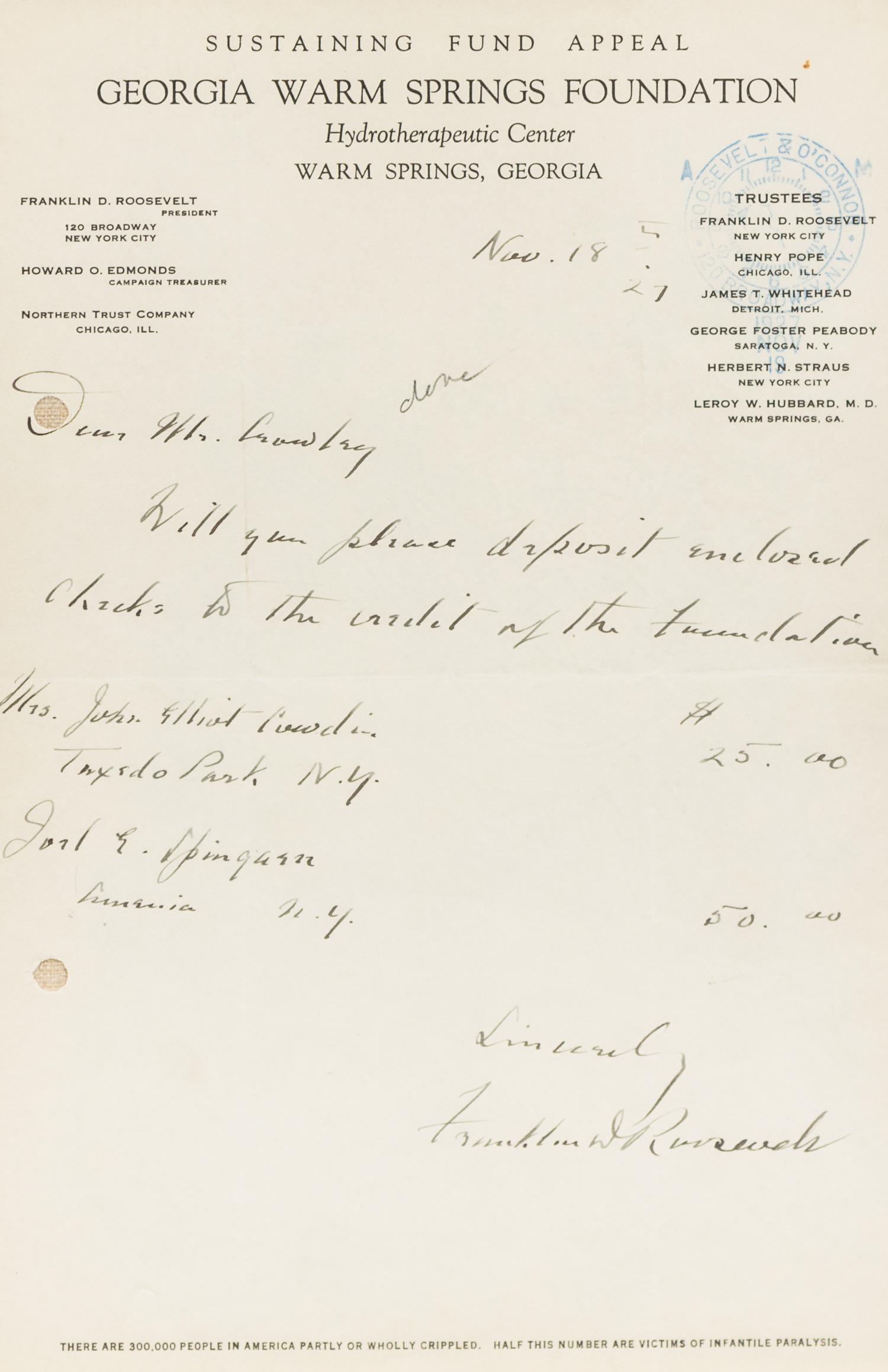 [PRESIDENTS]. A group of 4 manuscripts, comprising:
