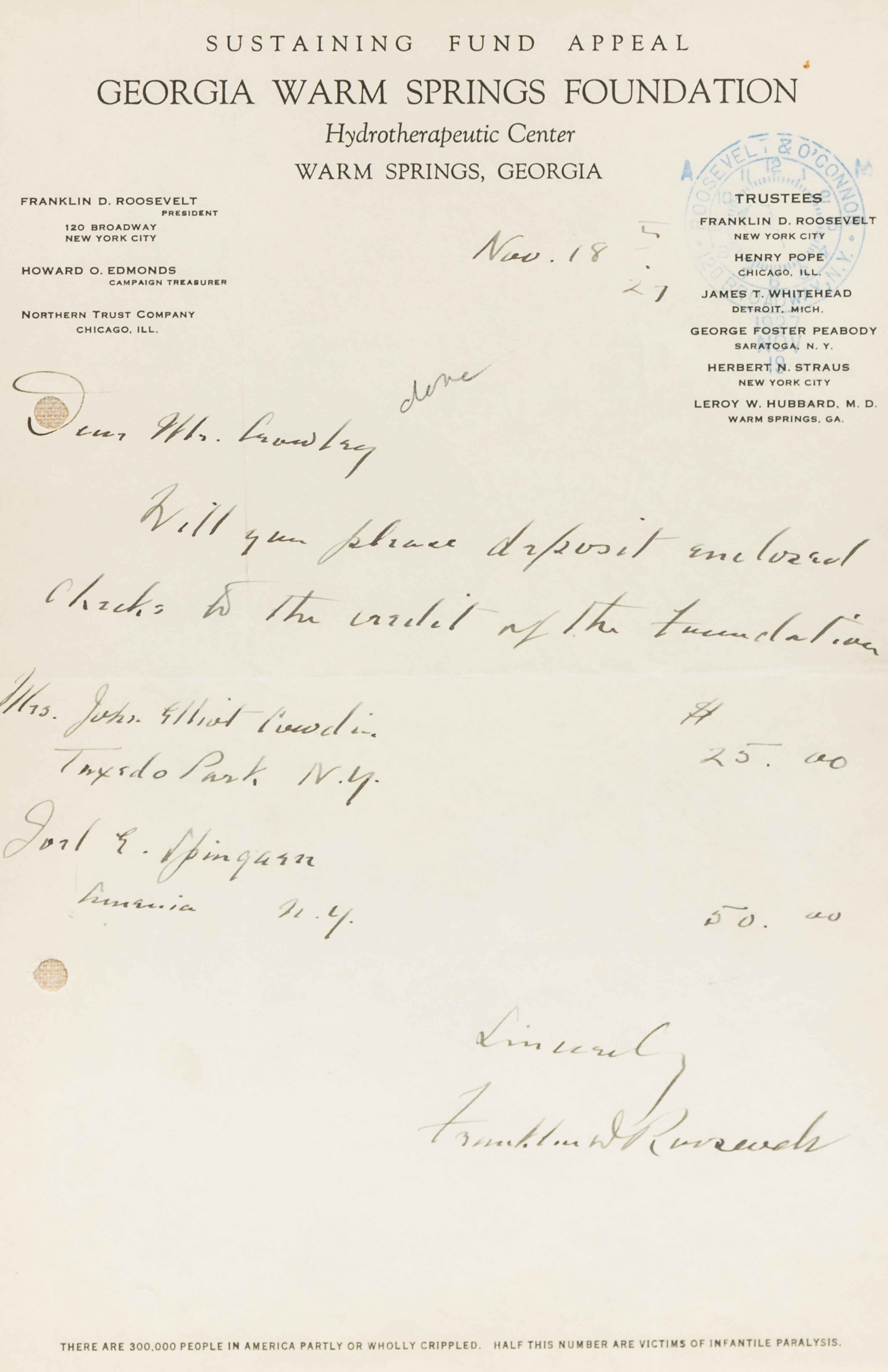 [PRESIDENTS]. A group of 4 manuscripts, comprising: