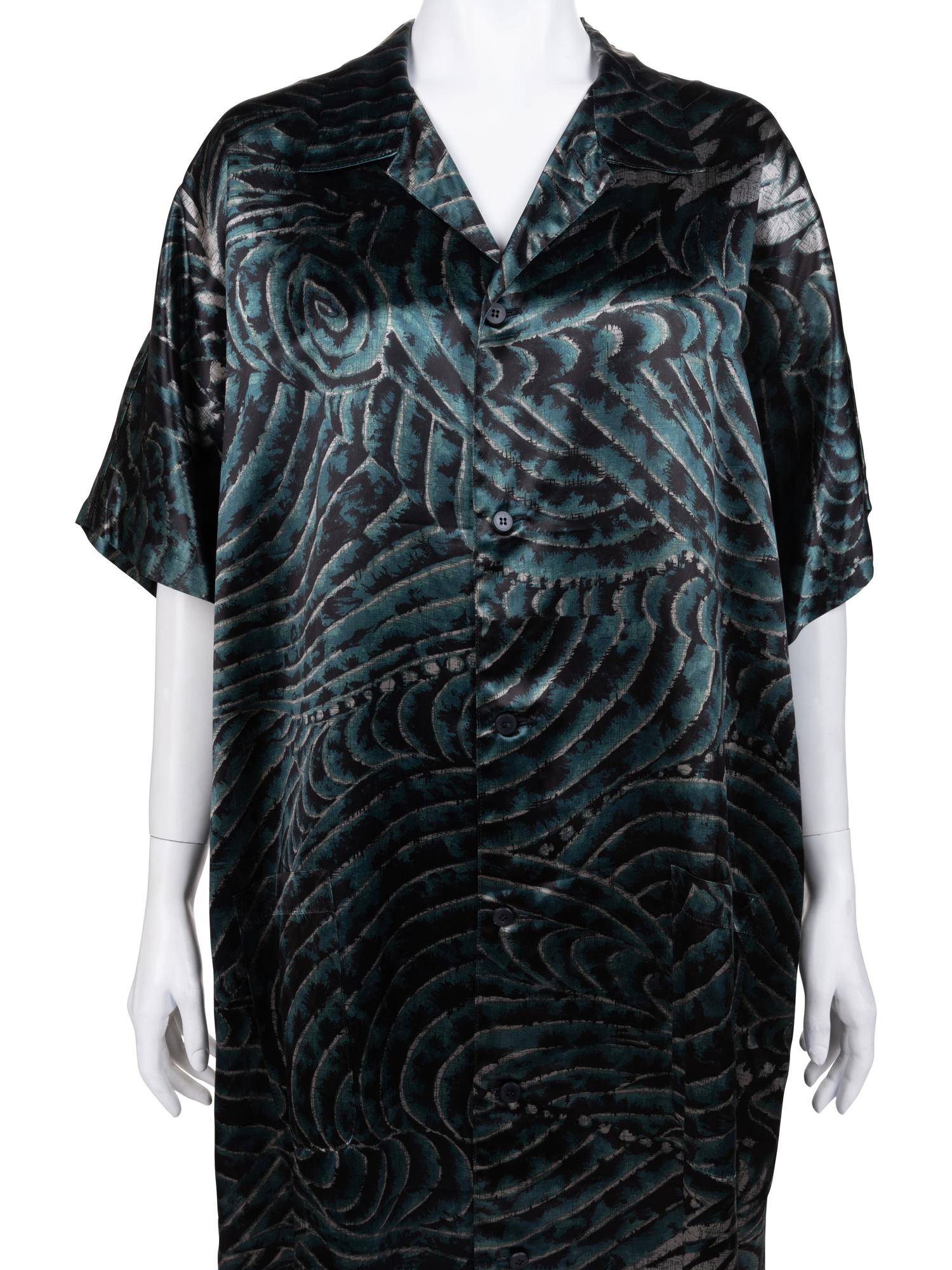 Yohji Yamamoto Printed Shirt Dress, Spring/Summer 1983