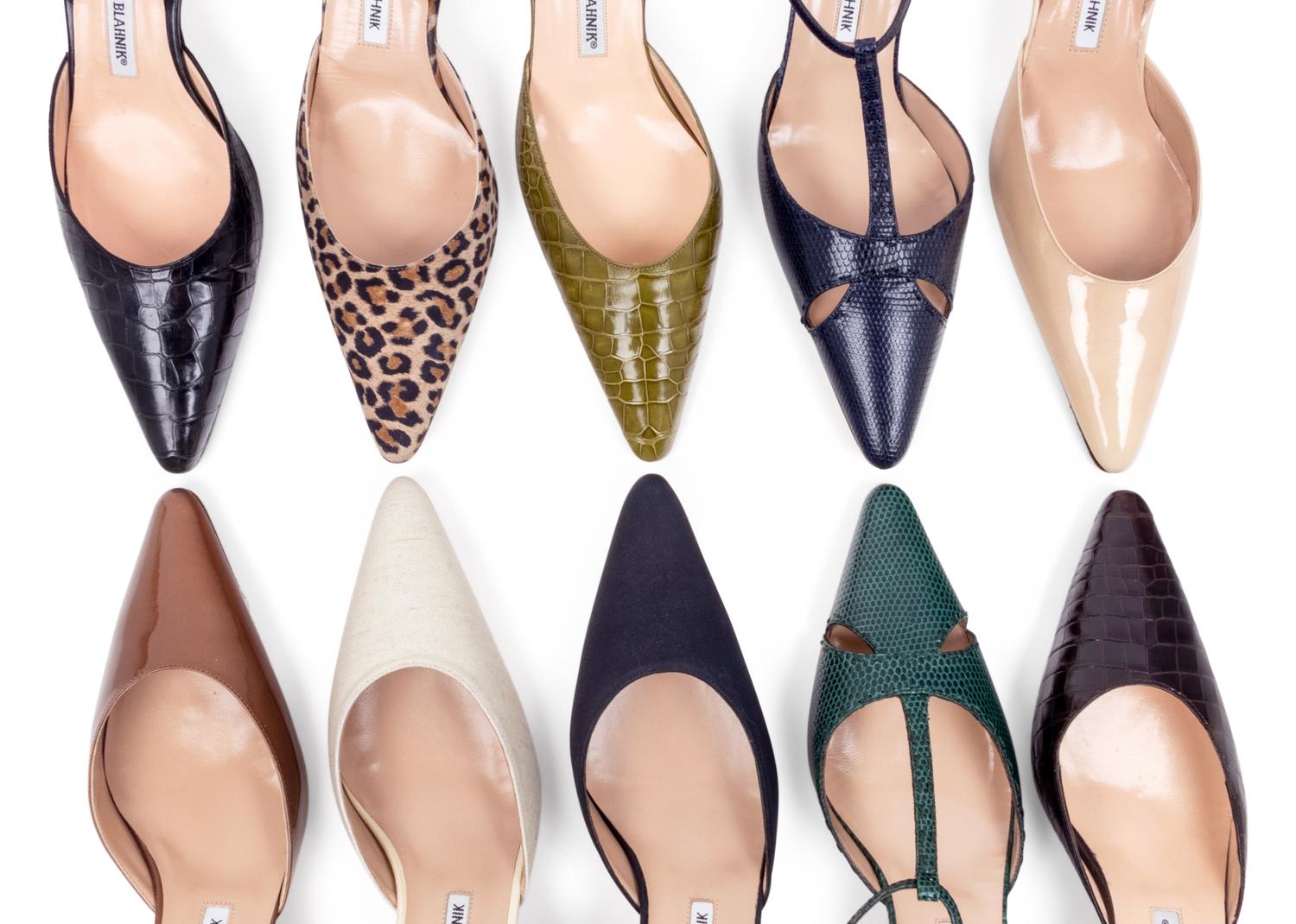 Ten Pairs of Manolo Blahnik Heels