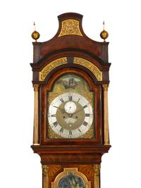 A George III Parcel Gilt Mahogany Longcase Clock