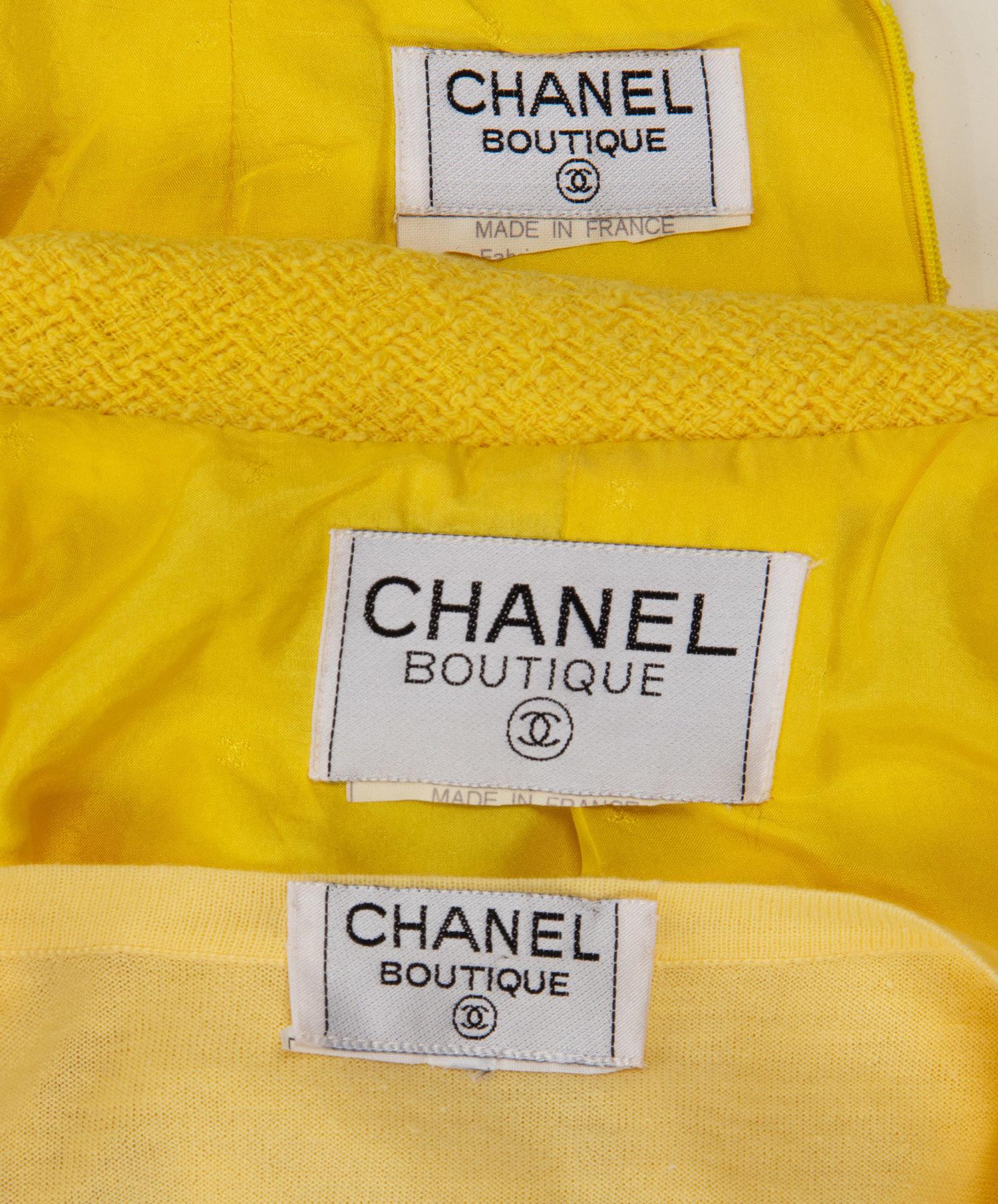 Two Chanel Skirt Suits, 1990-2000s