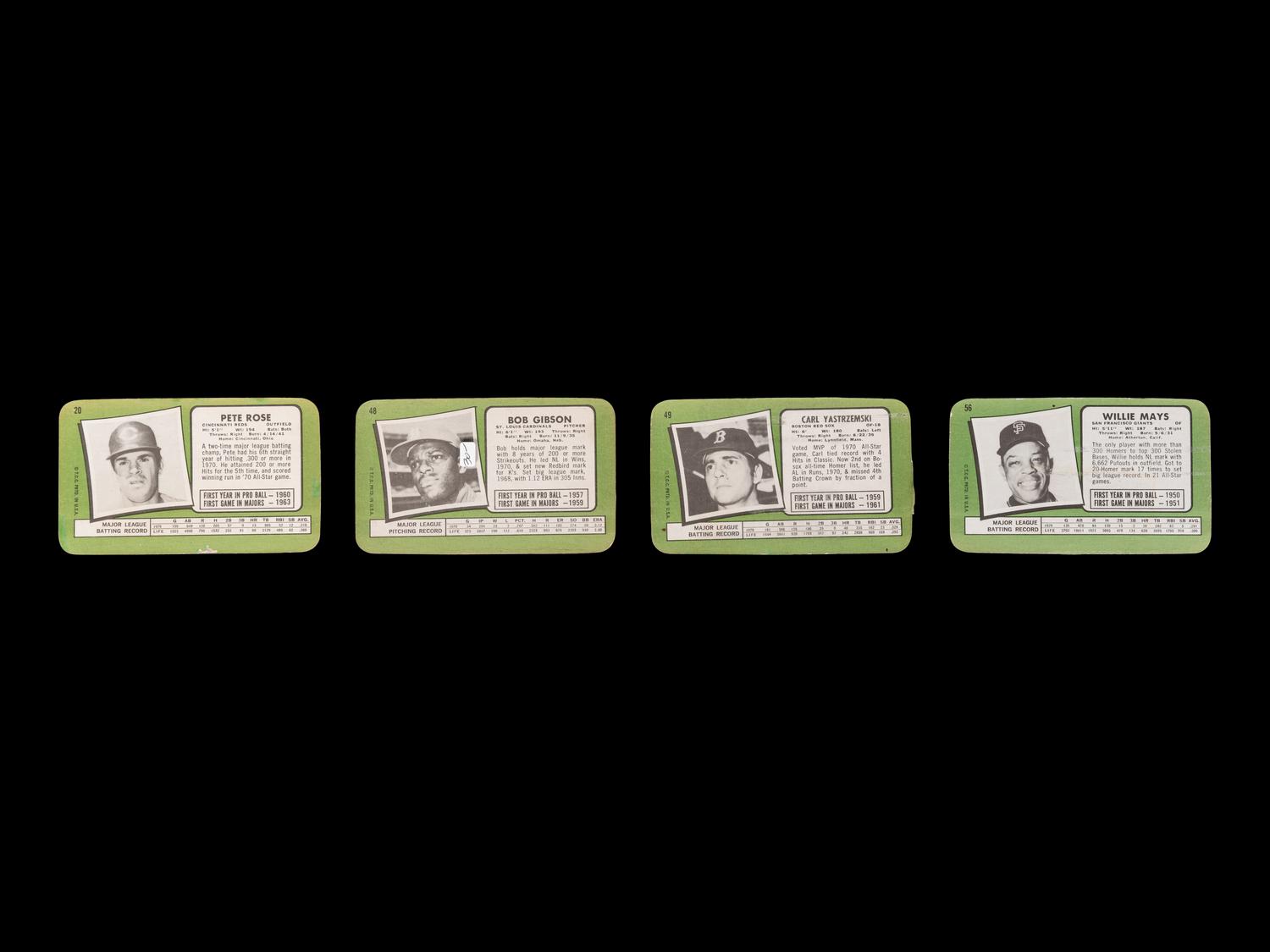 A Group of 53 1970 and 1971 Topps Super Baseball Cards Featuring Multiple Hall of Famers and Stars,
