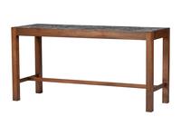 A Custom Console Table with Inset Tile Top