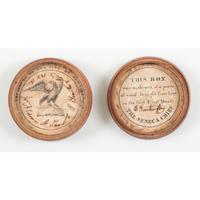 Erie Canal Completion Medal with Original Box, In White Metal