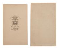 [SEWARD, William H. (1801-1872)]. 3 CDVs including Secretary Seward's Diplomatic Party, At Trenton High Falls, N. Y. Utica, NY: W. J. Baker, 1863.