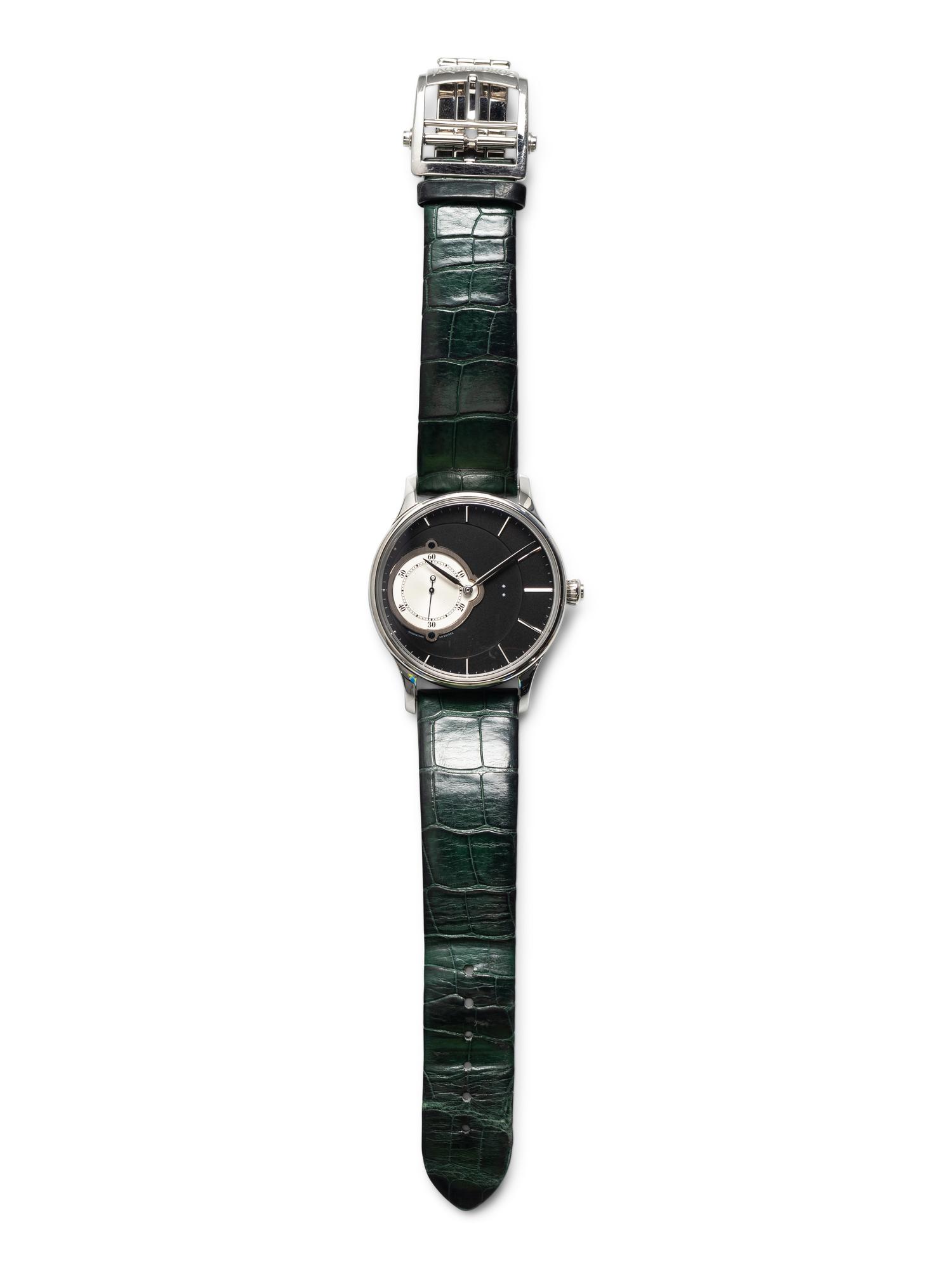 JAQUET DROZ, STAINLESS STEEL 'CLASSIC' WATCH