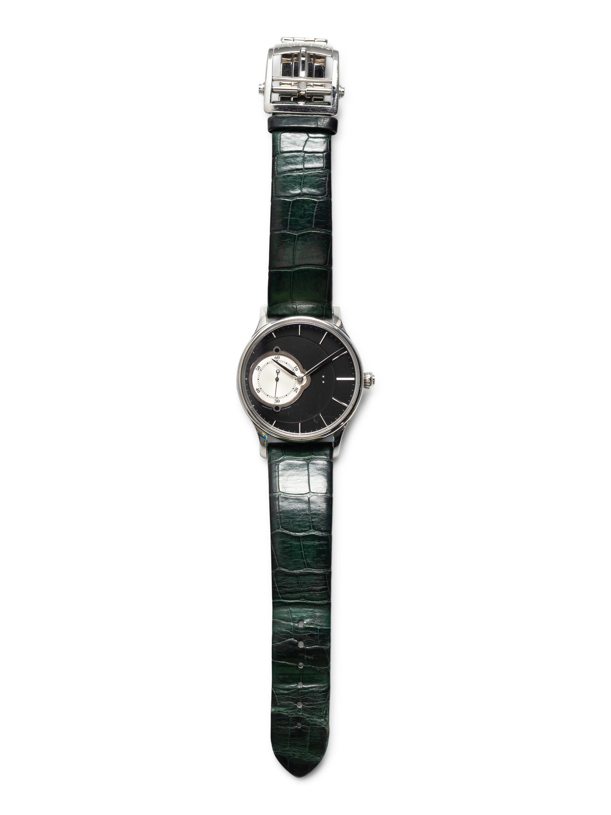 JAQUET DROZ, STAINLESS STEEL 'CLASSIC' WATCH