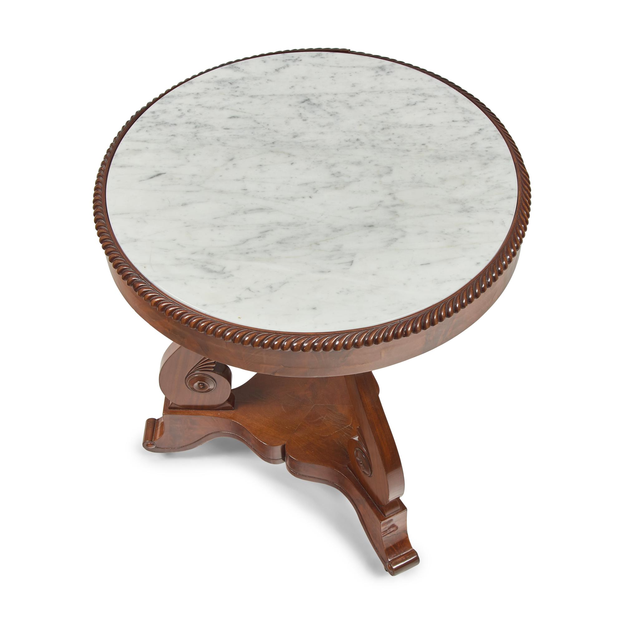 A Continental Mahogany Side Table