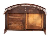 A George III Fan-Inlaid Mahogany Bow-Front Server