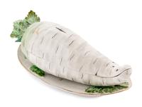 An M.S. Kuznetsov Porcelain Parsnip-Form Covered Box