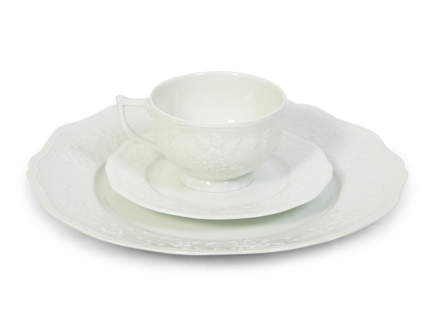 A 40-Piece Limoges Ceralene Porcelain Hawthorn Partial Dinner Service — 20TH CENTURY