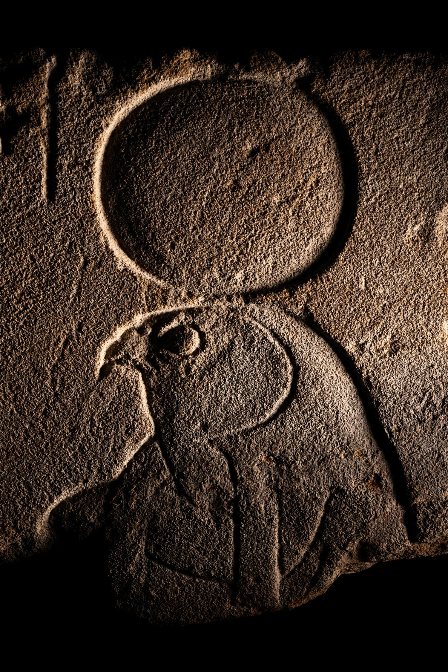 An Egyptian Sandstone Relief of Horus