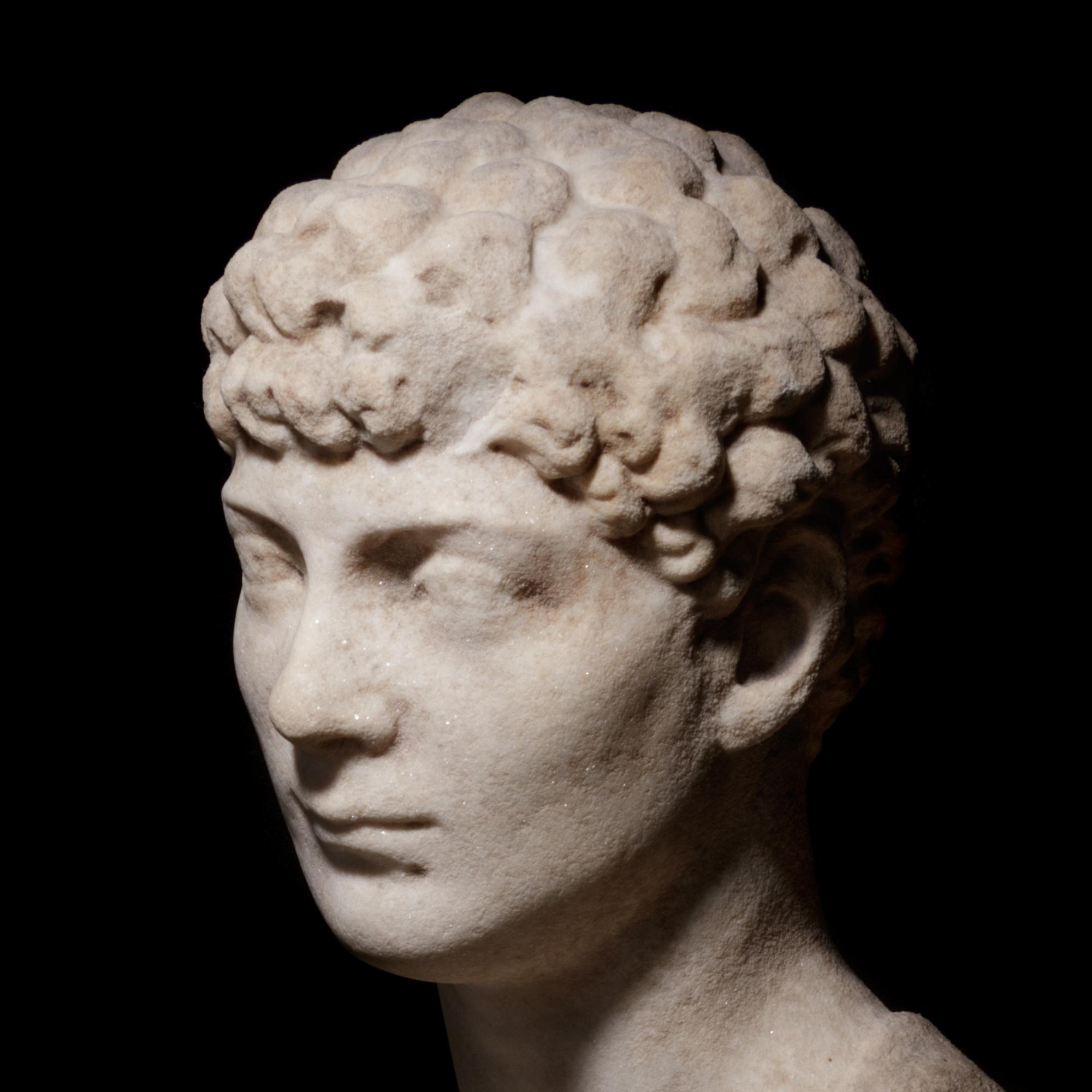 A Roman Marble Portrait Bust of a Man