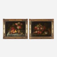 Italian School (18th Century) A Pair of Tabletop Still-Lifes