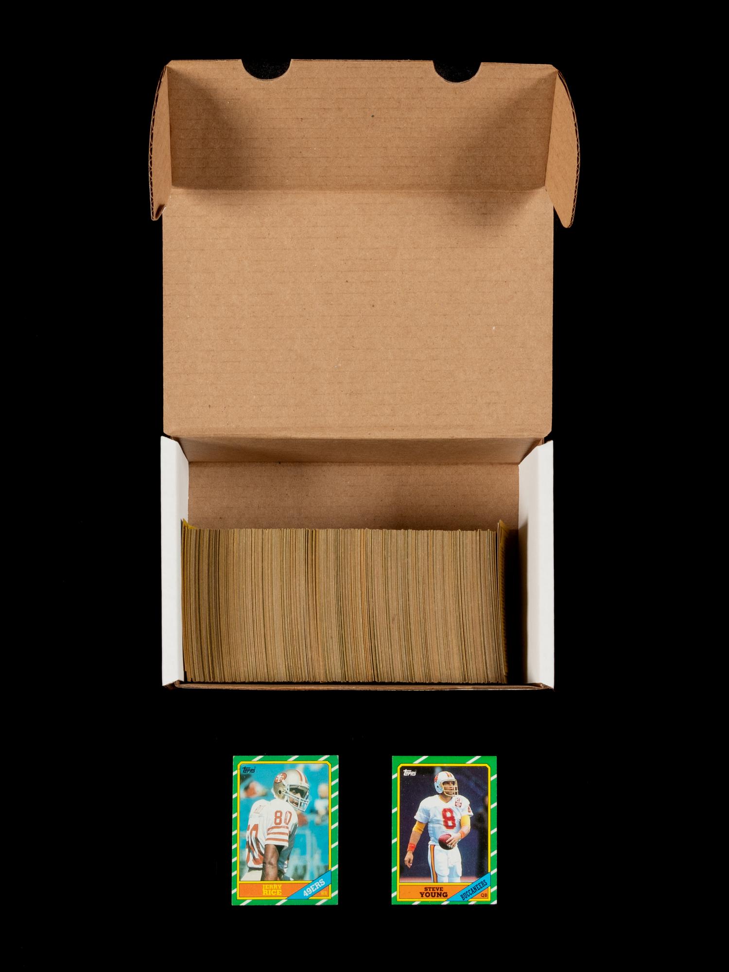 A Complete Set of 1986 Topps Football Cards (396/396)