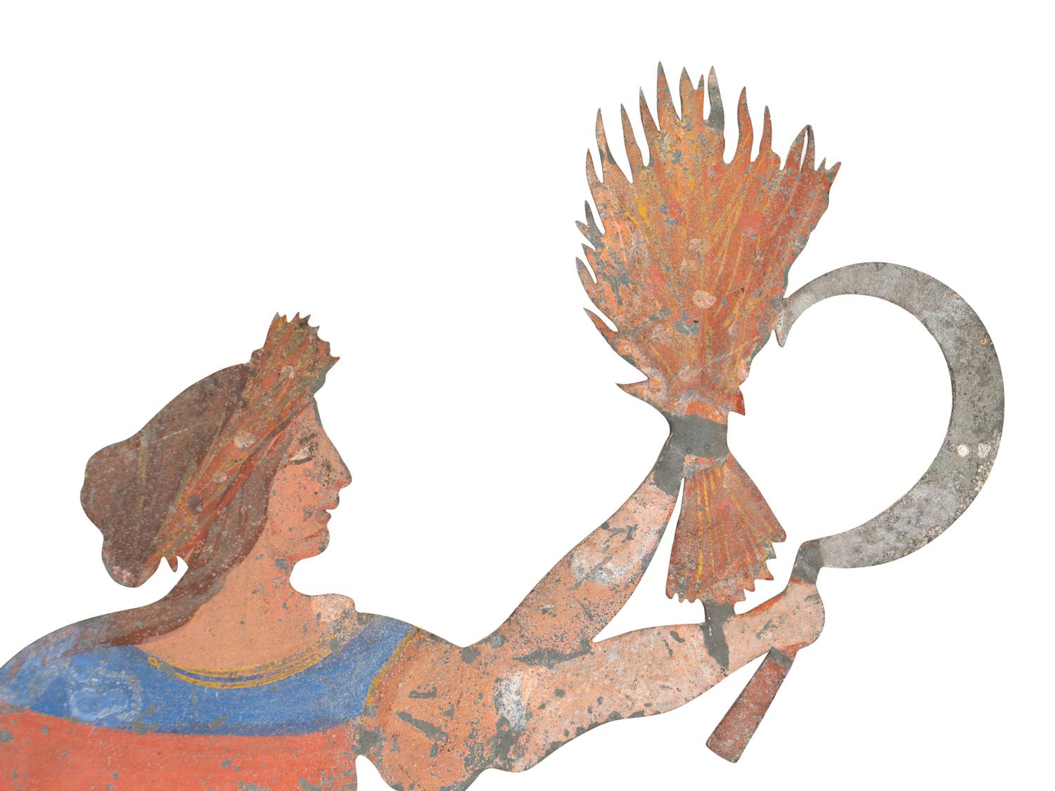 A Painted Sheet-Metal Weathervane