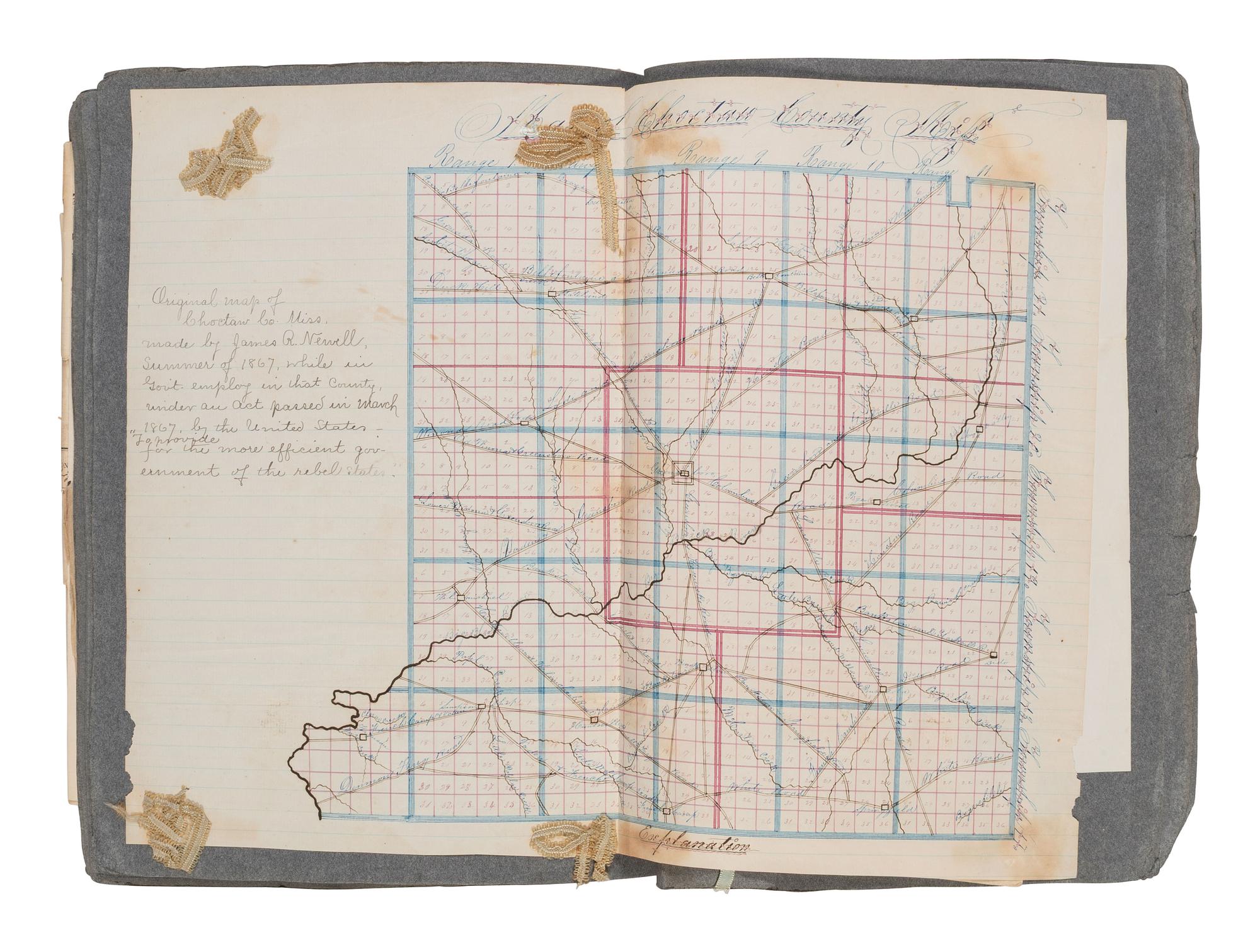 [CIVIL WAR]. Scrapbook related to the service of Major James R. Newell, 8th New Hampshire Volunteers, incl. scarce issue of Natchitoches Union. Extra. [ With: ] Scrapbooks compiled by his widow while serving as a missionary to Turkey in the 1880s.