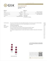 Burmese Ruby and Diamond Drop Earrings