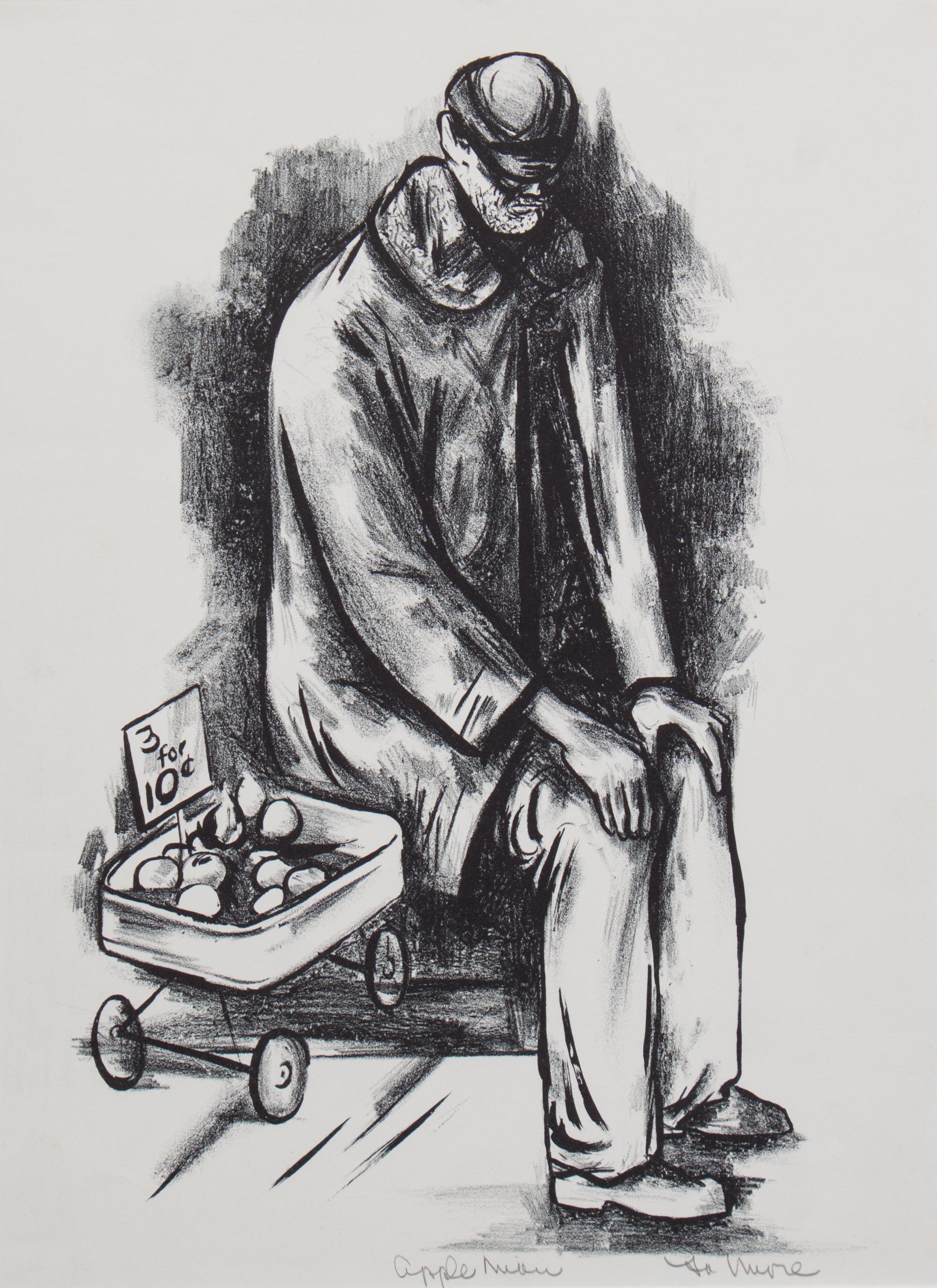 Chet La More, (Wisconsin, 1908-1980), Apple Man
