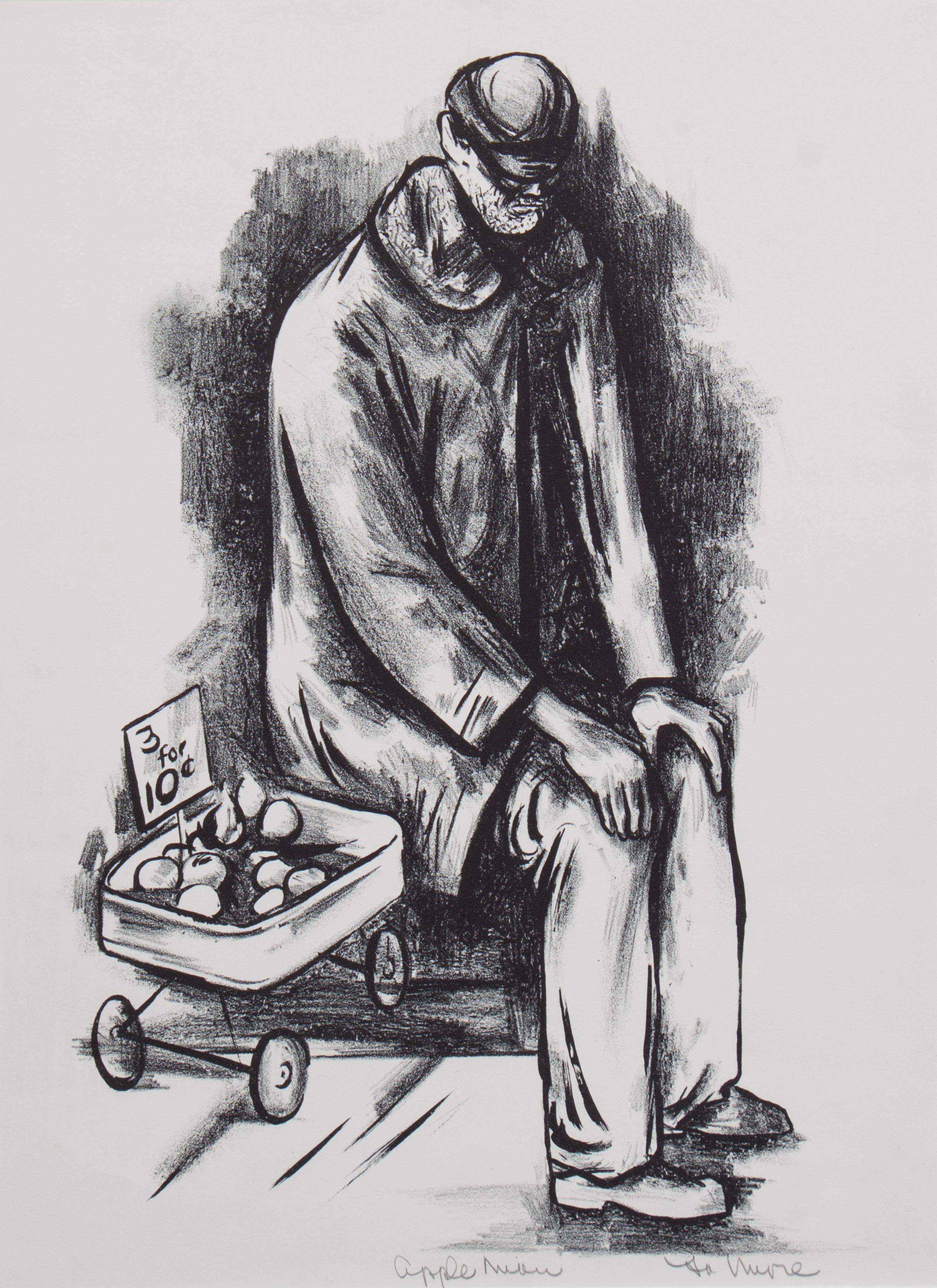 Chet La More, (Wisconsin, 1908-1980), Apple Man