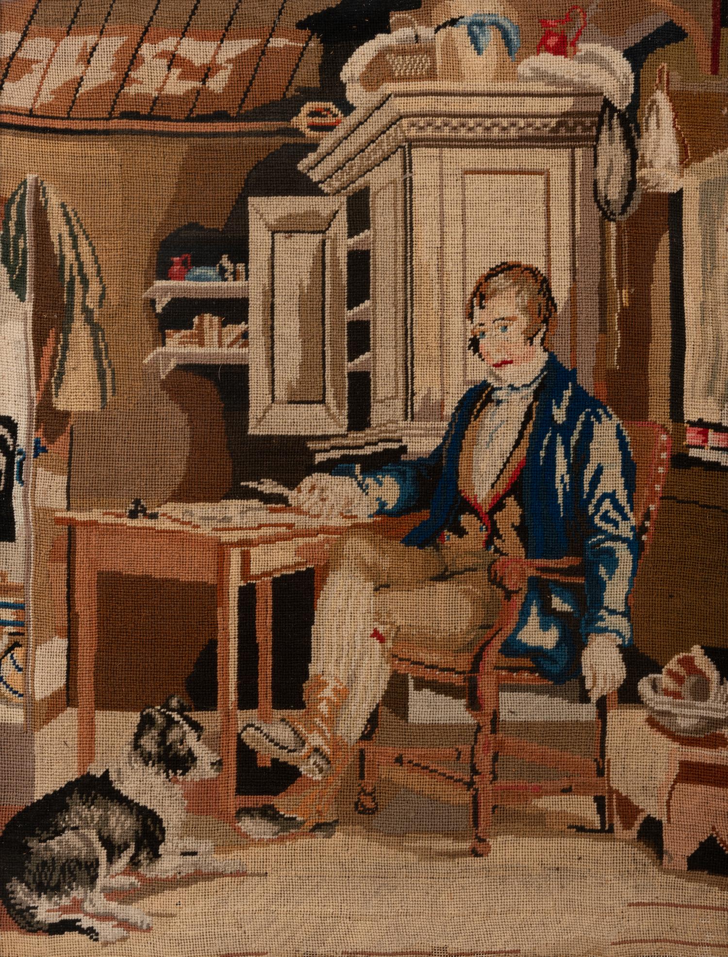 A Victorian Needlework Picture
