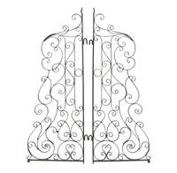 A Pair of Wrought Steel Garden Gates