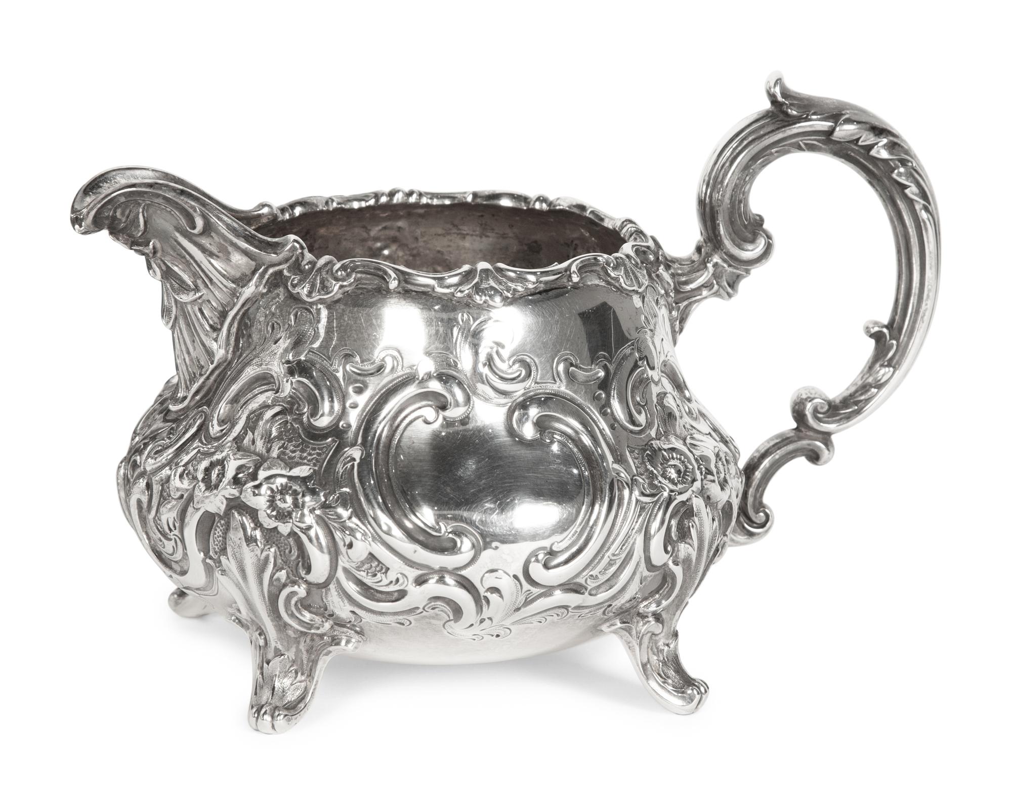 A Victorian Silver Four-Piece Tea and Coffee Service