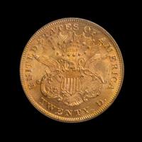 A United States 1876 Liberty Head $20 Gold Coin