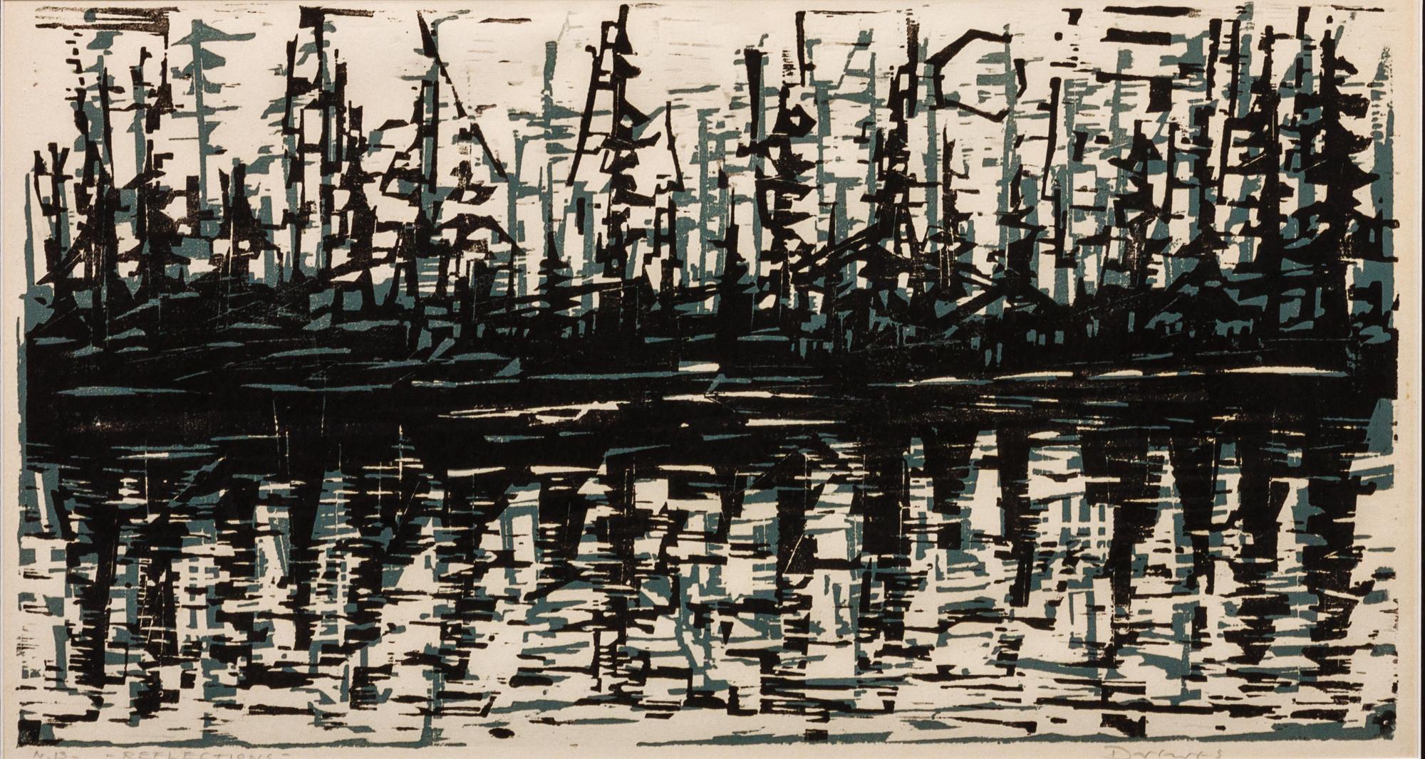 Werner Drewes, (German-American, 1899-1985), Reflections