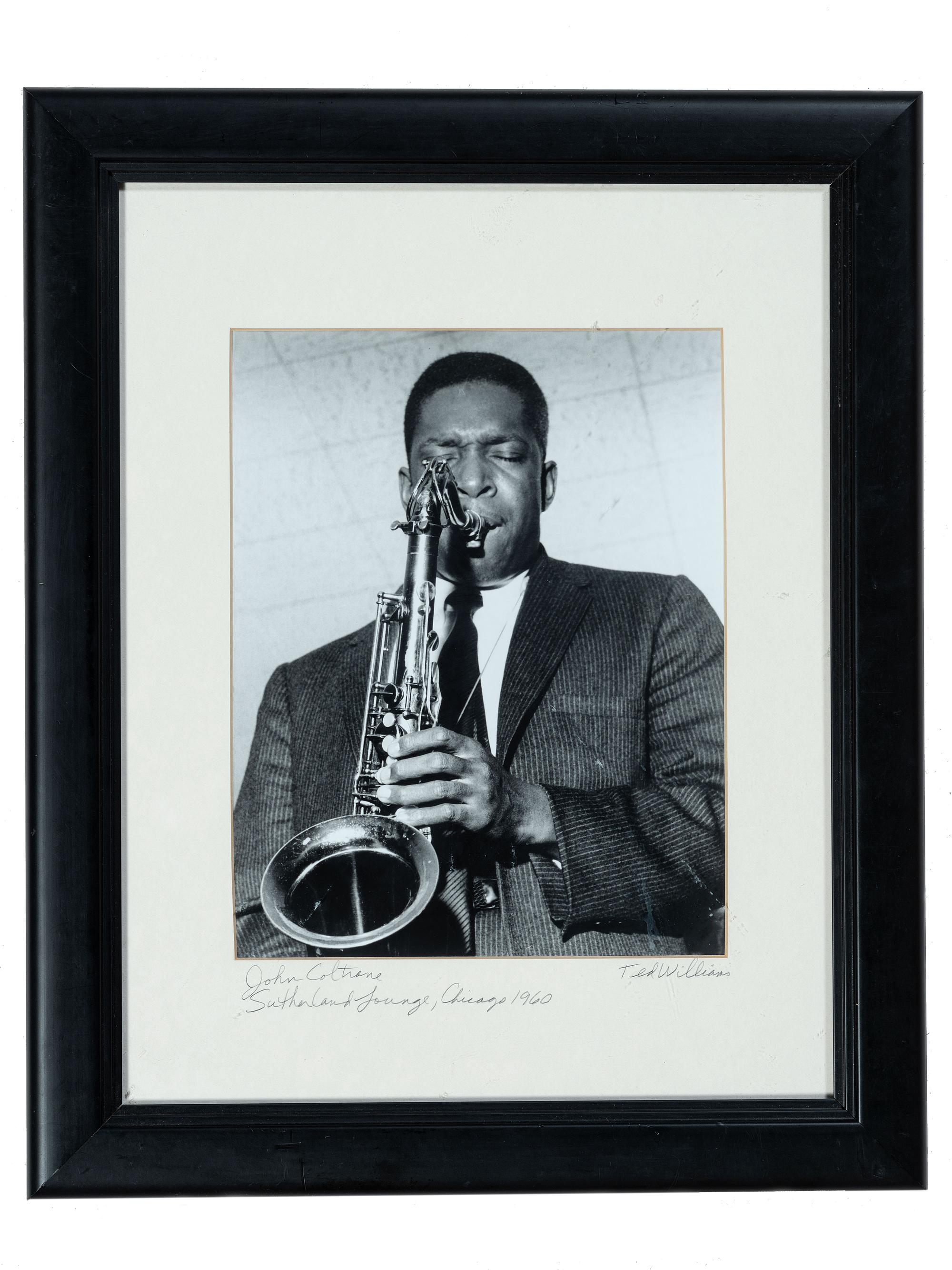 [JAZZ]. WILLIAMS, Ted (1925-2020), photographer. A group of 5 photographs, incl. portraits of jazz musicians. Chicago, 1949-1962.