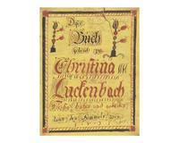 A Group of Four Fraktur Drawings, Bookplates, or Awards of Merit, Pennsylvania, 19th Century