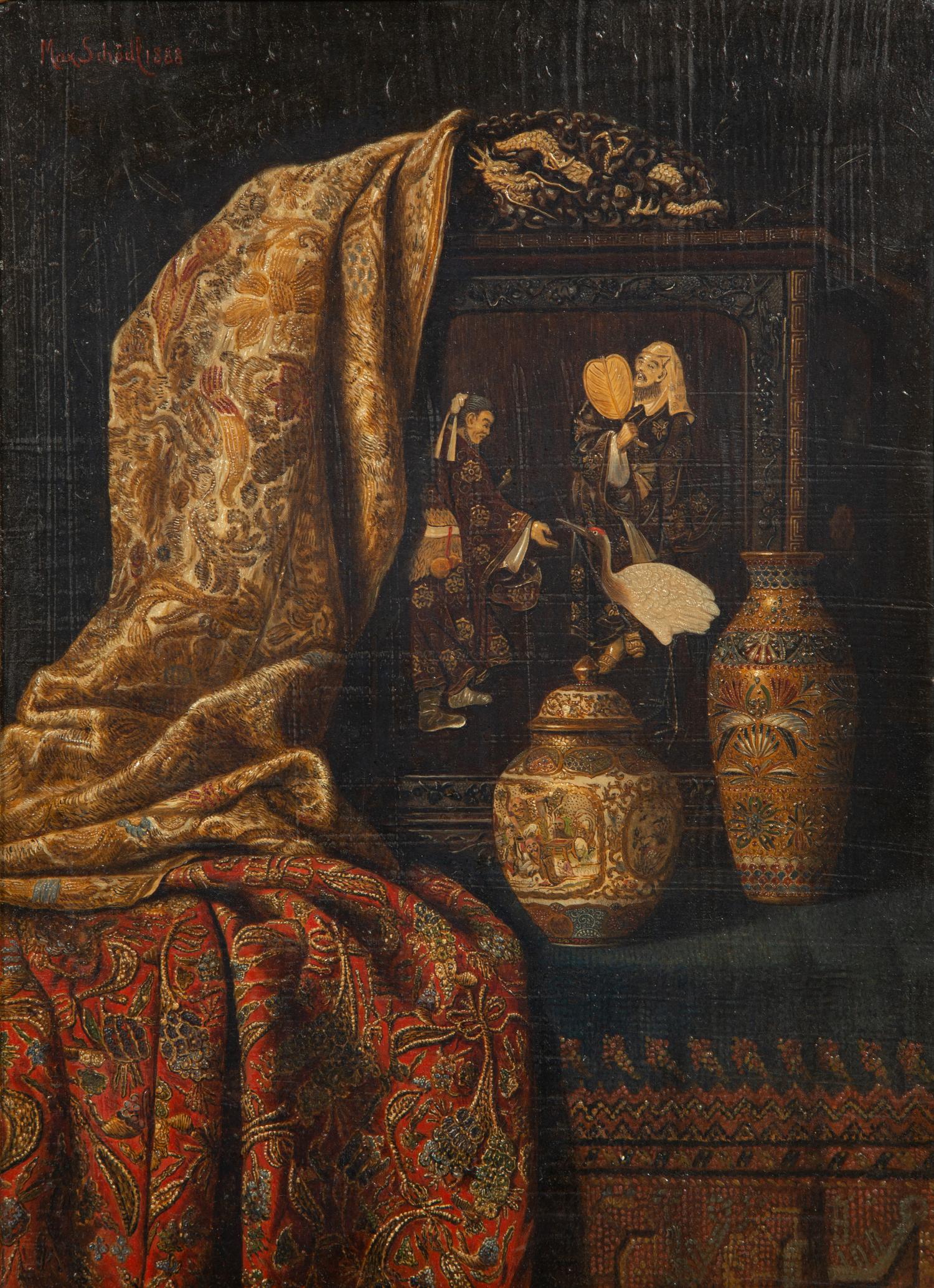 Still Life with Chinese Cabinet