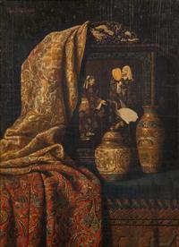 Still Life with Chinese Cabinet