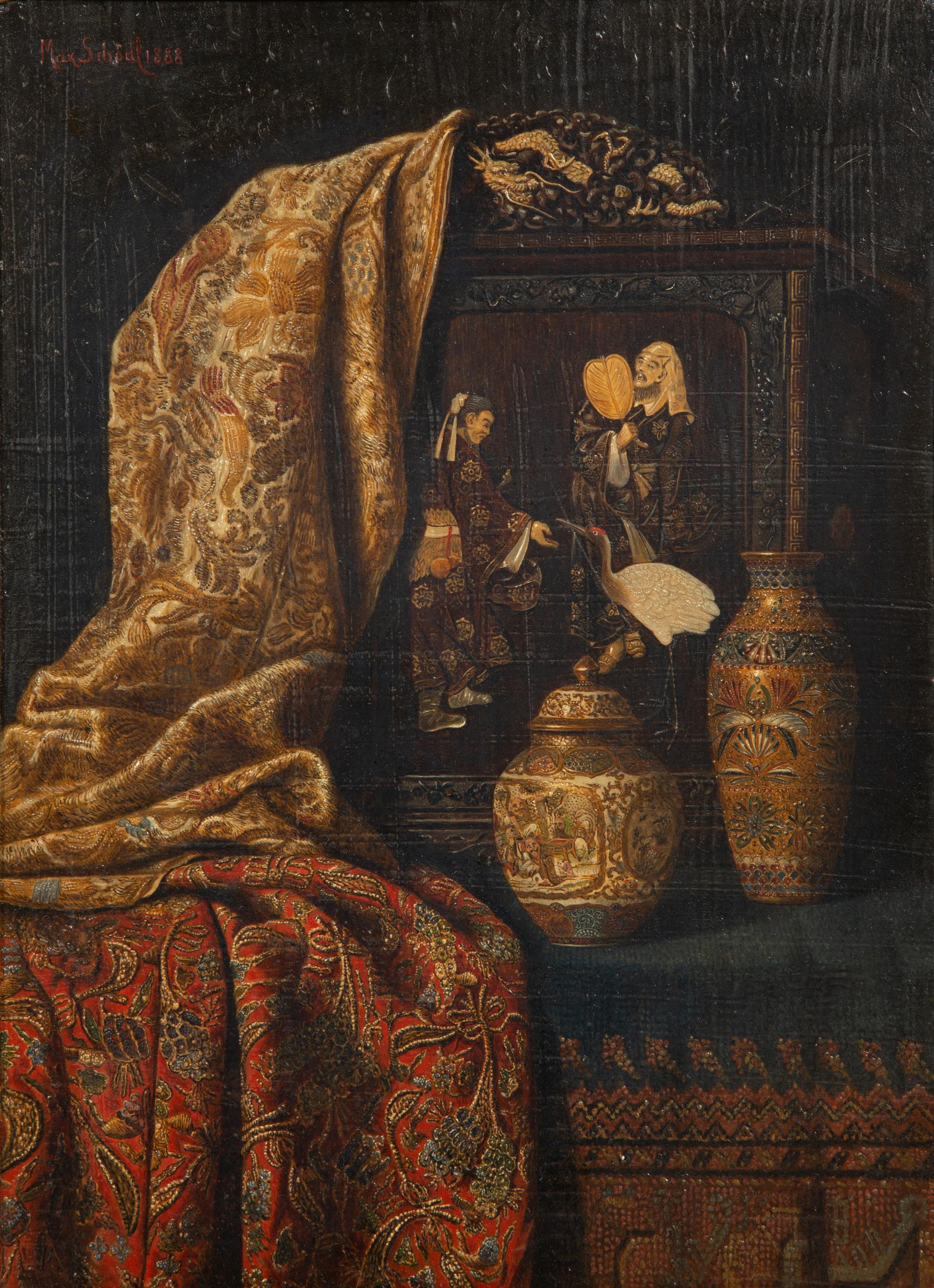 Still Life with Chinese Cabinet