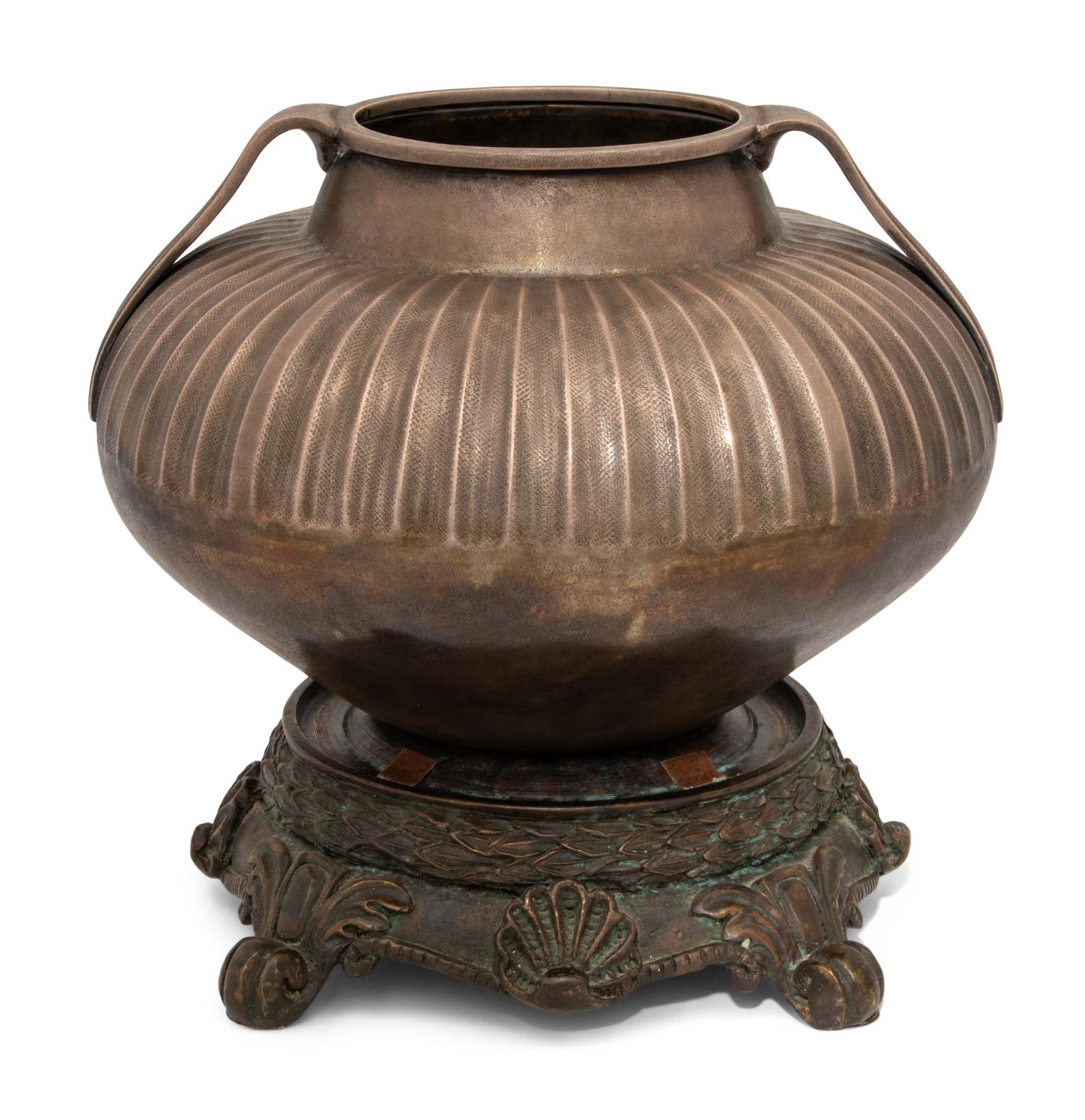 A Buccellati Silver Vase