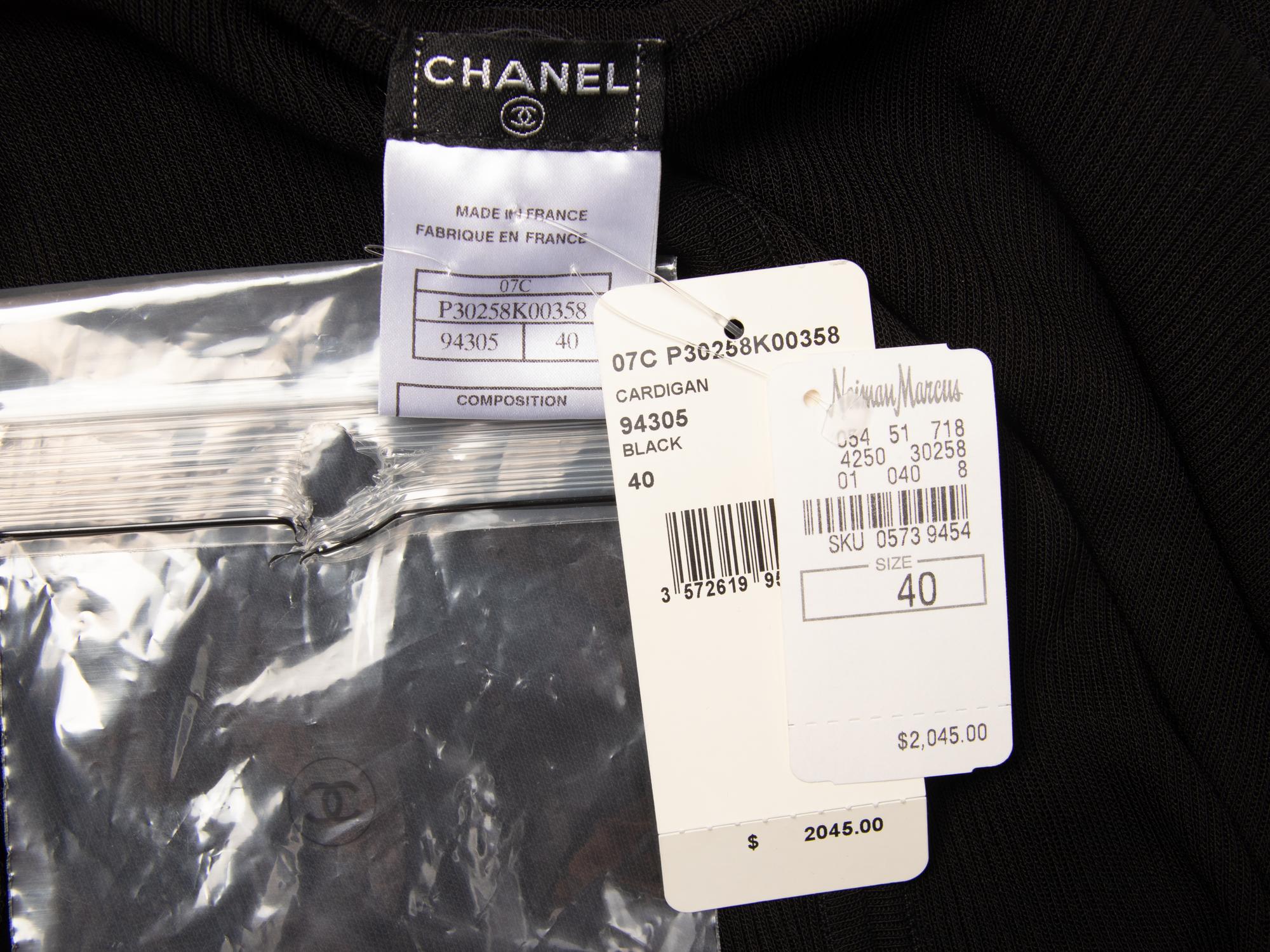 Chanel, Sheer Knit Long Cardigan