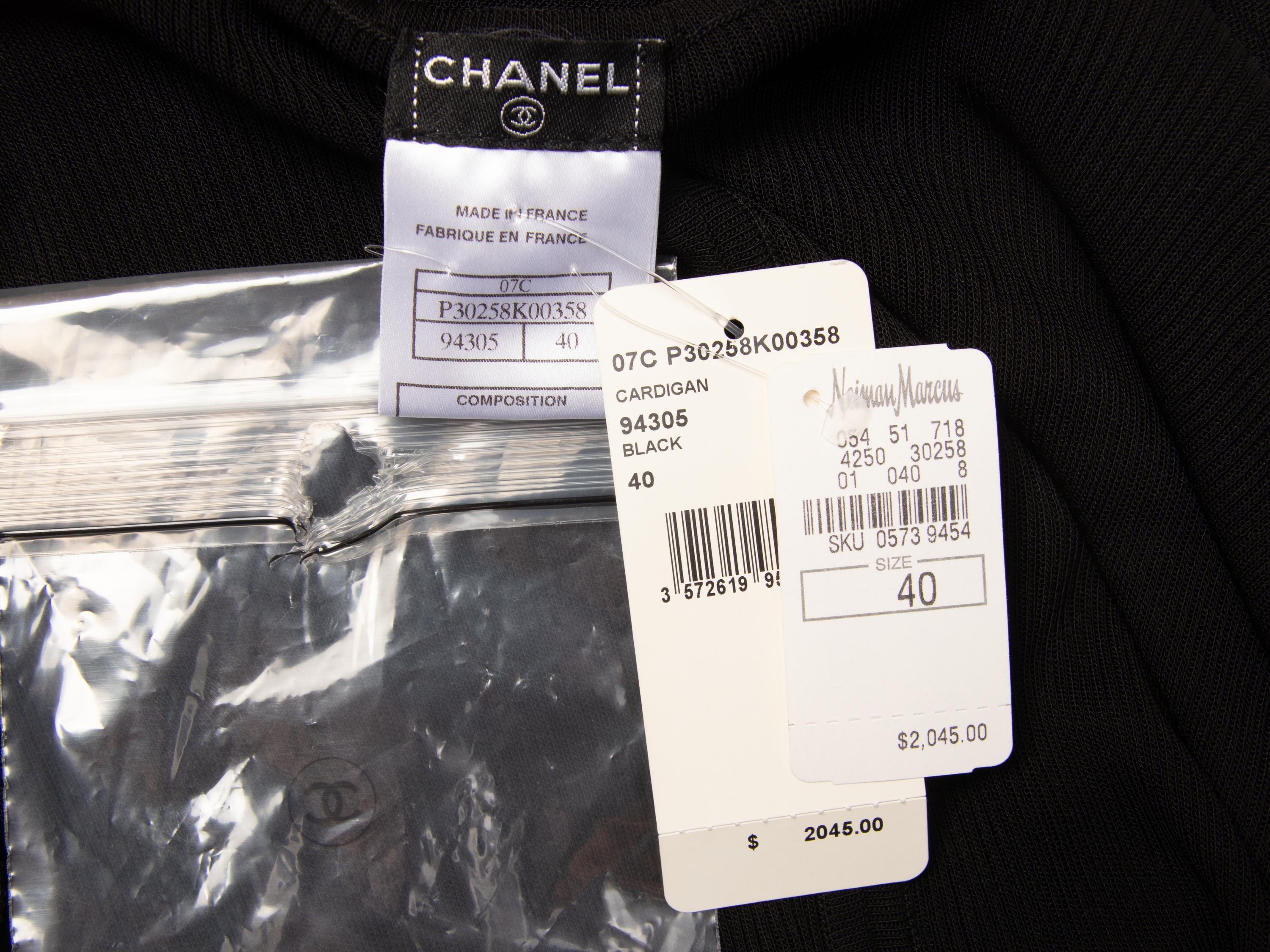 Chanel, Sheer Knit Long Cardigan