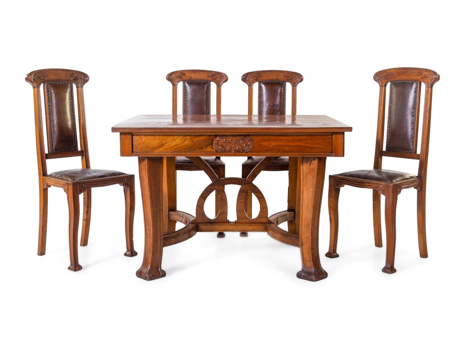 Dining Table with Six Chairs