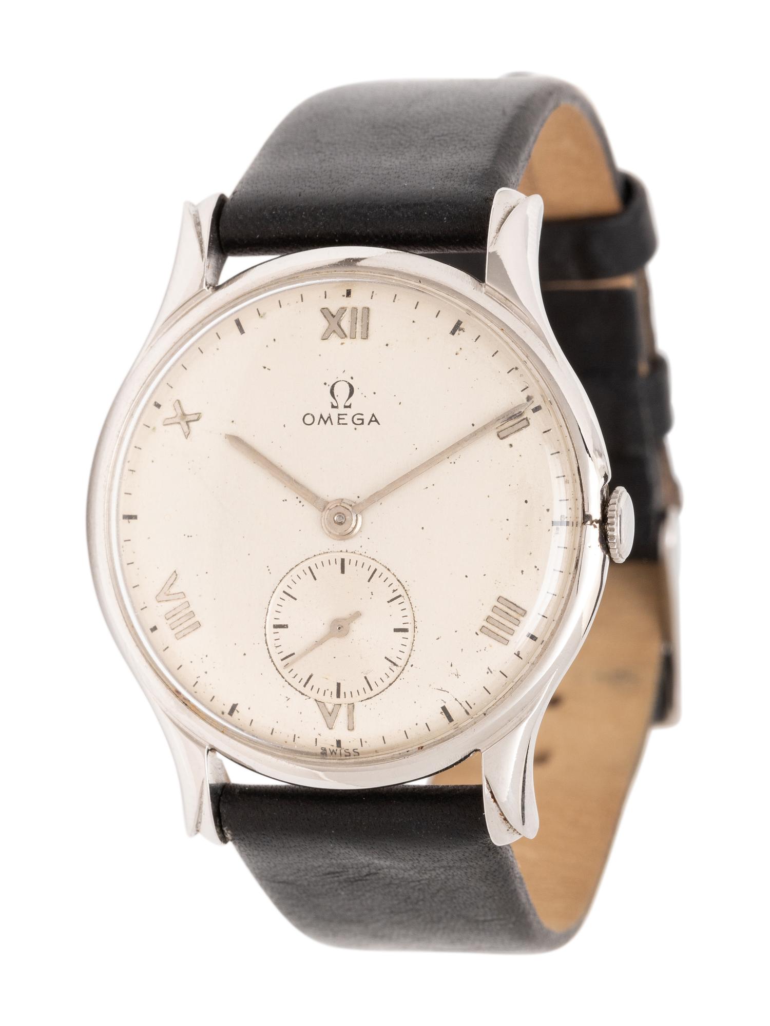 OMEGA, STAINLESS STEEL WRISTWATCH