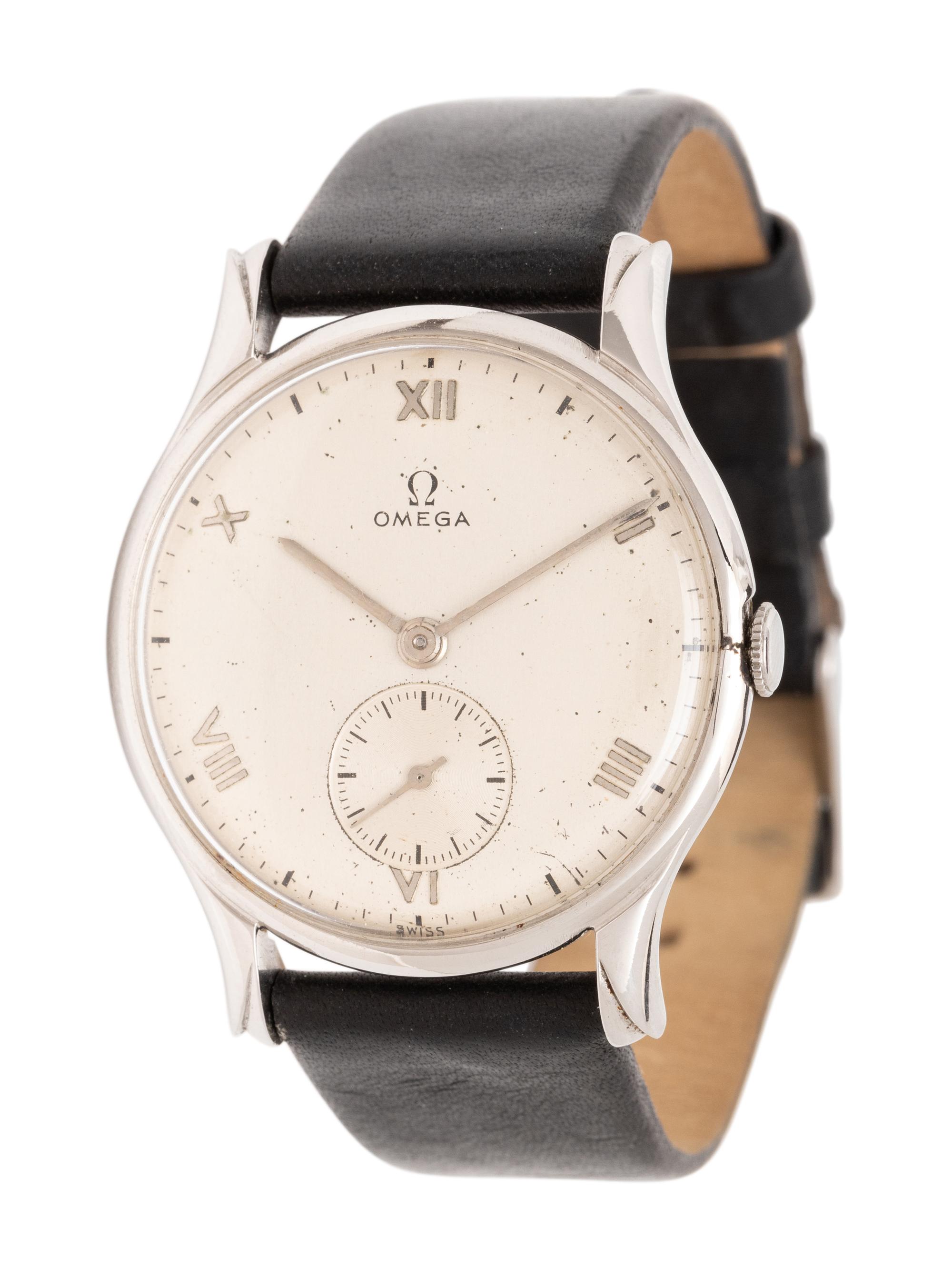 OMEGA, STAINLESS STEEL WRISTWATCH